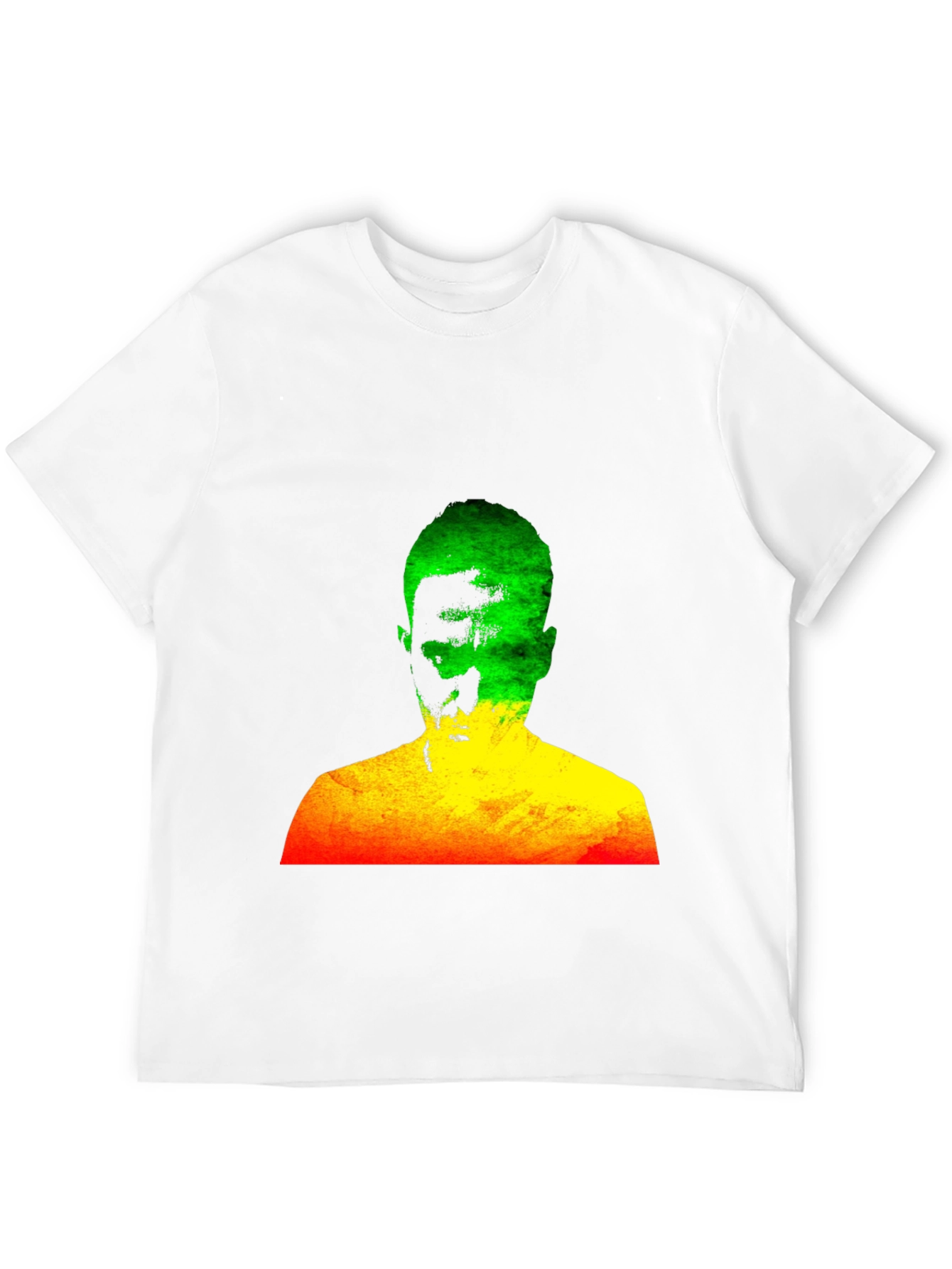 Black Rasta Man Graphic Black T-Shirt Reggae Style view 12