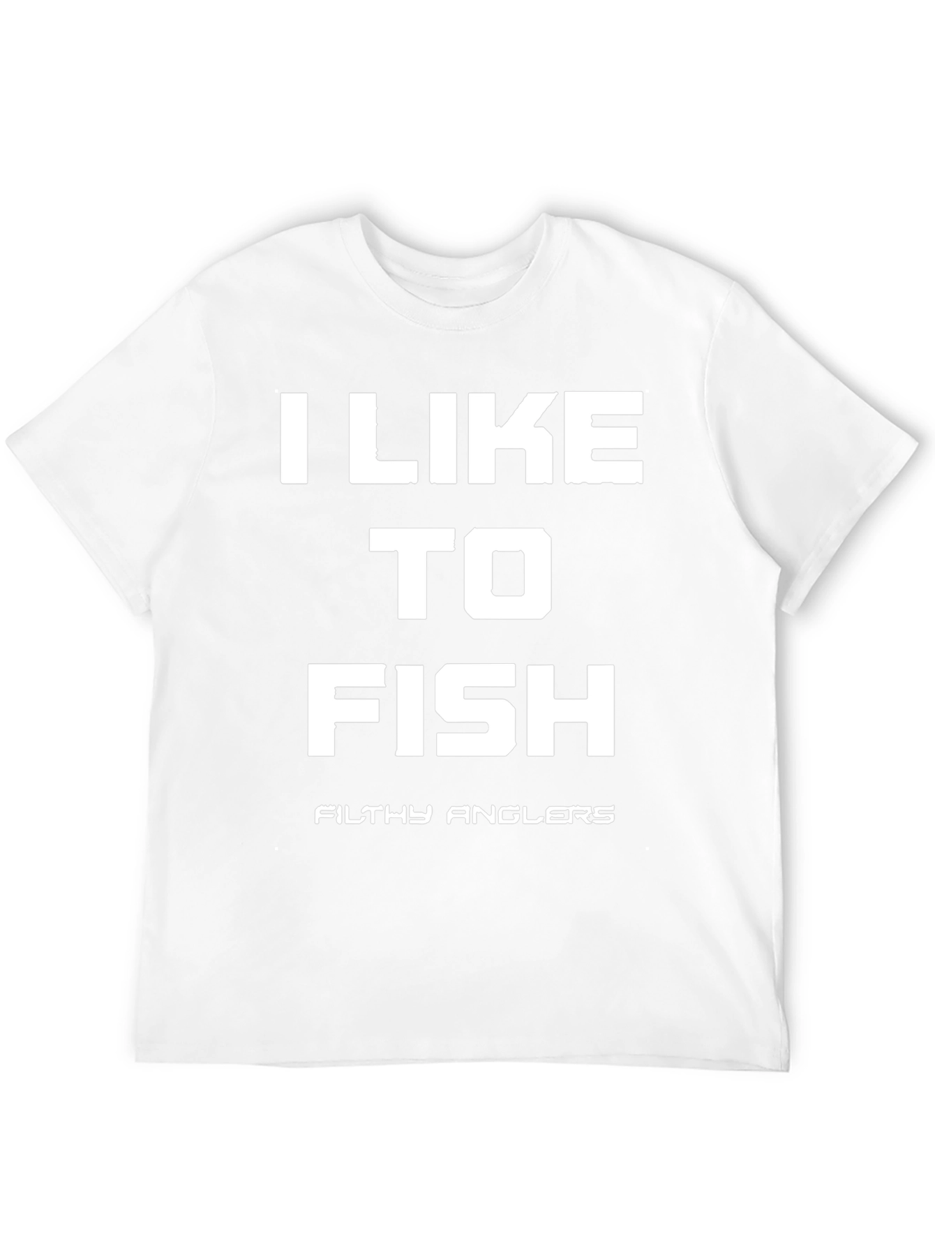 Black I Like to Fish - Funny Angler T-Shirt view 12