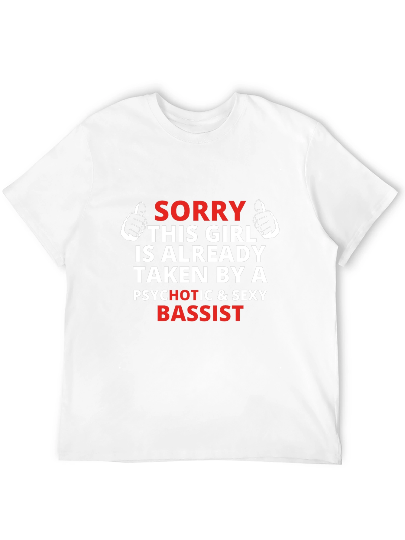 Black Sorry Taken Bassist Graphic Tee view 12