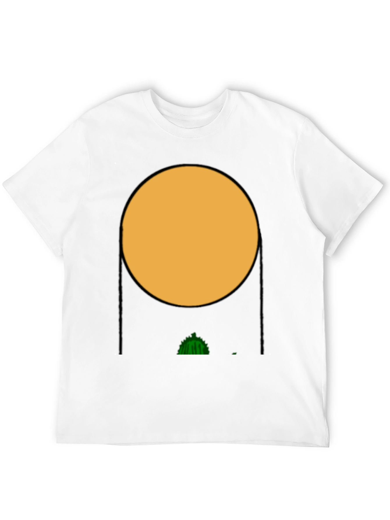 Black Abstract Graphic Print Black Crew Neck T-Shirt view 12