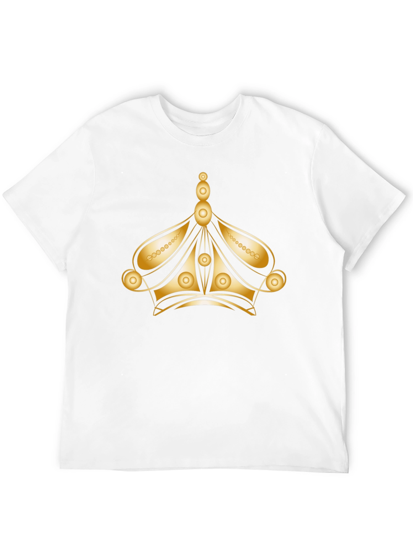 Black Gold Crown Graphic Black Tee view 12