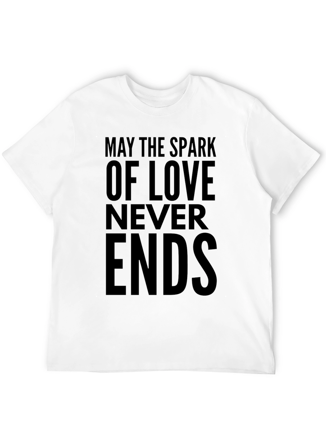 Black May the Spark of Love T-Shirt view 12
