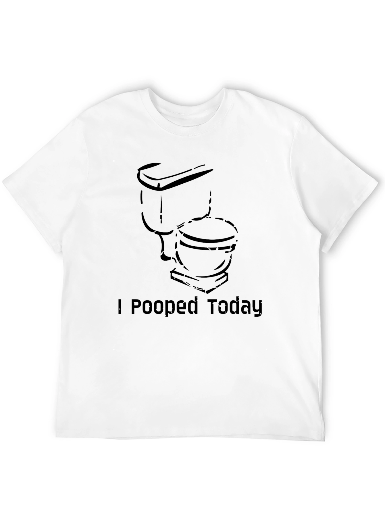 Black I Pooped Today Graphic Tee - Adult Humor view 12