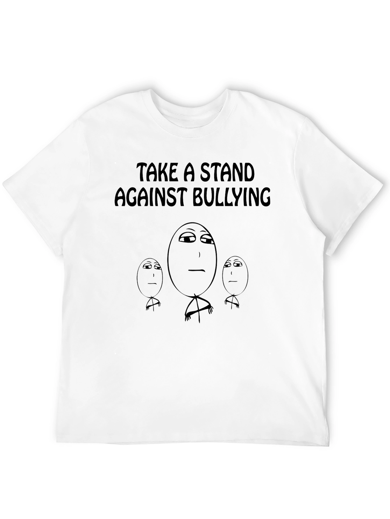 Black Take a Stand Against Bullying Tee view 12