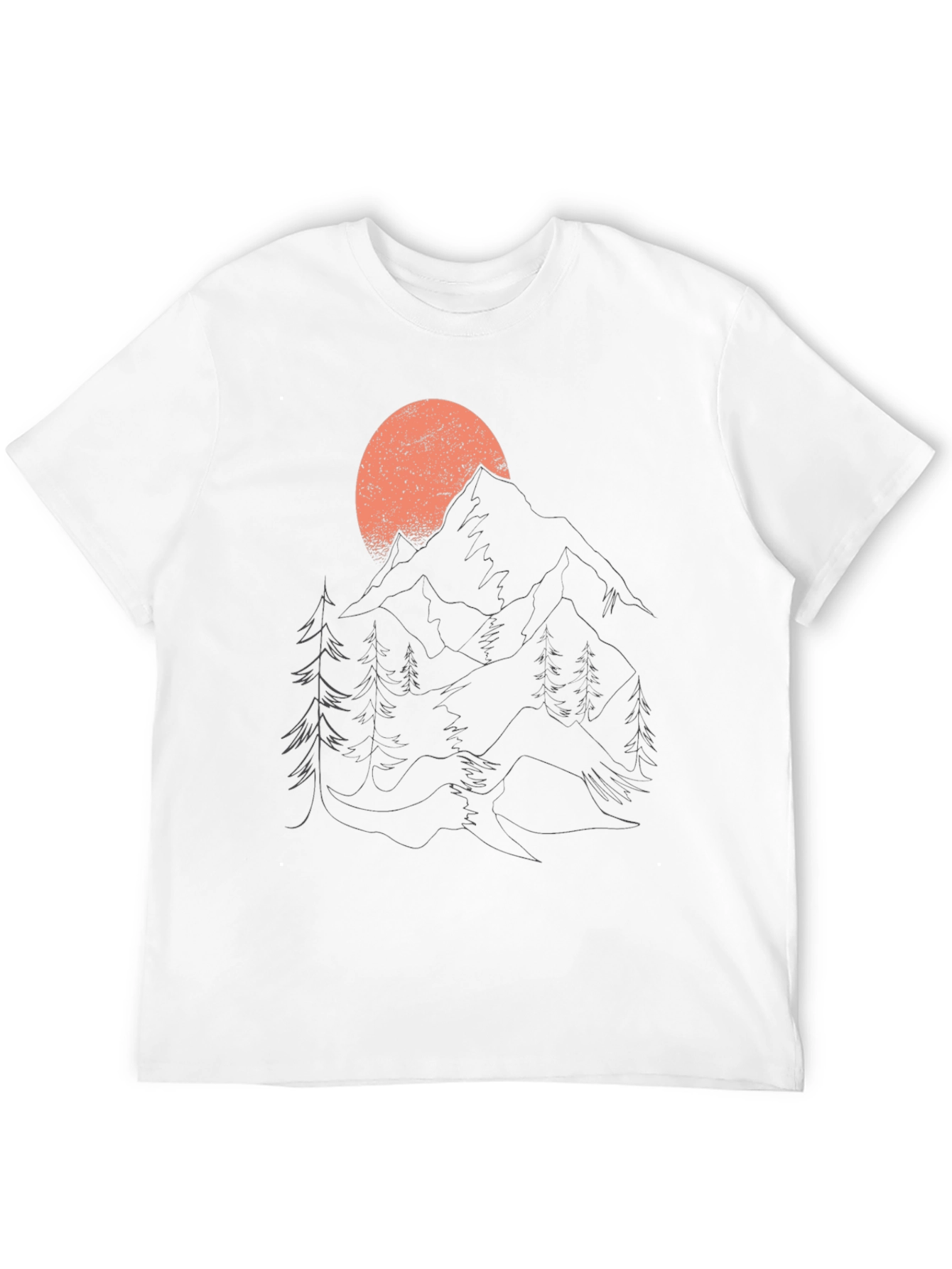 Black Mountain Sunset Graphic Tee - Nature Inspired Comfort view 12