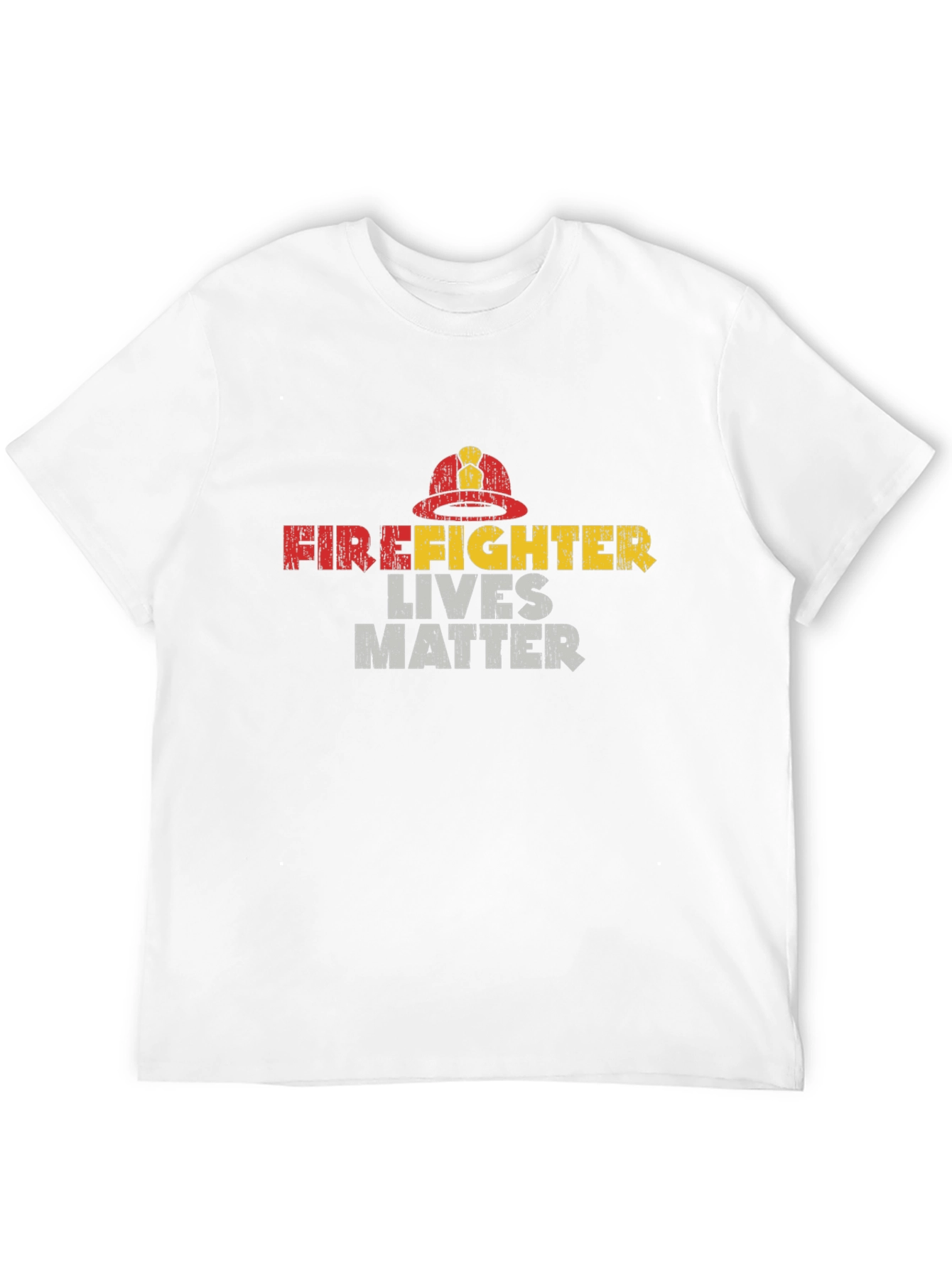 Black Firefighter Lives Matter Graphic T-Shirt view 12