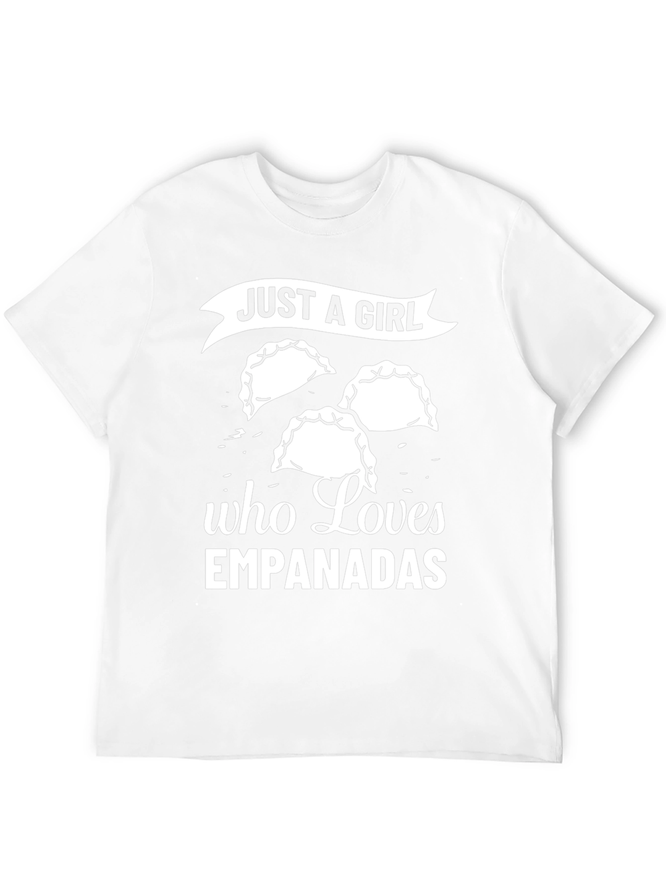 Black Just A Girl Who Loves Empanadas T-Shirt view 12