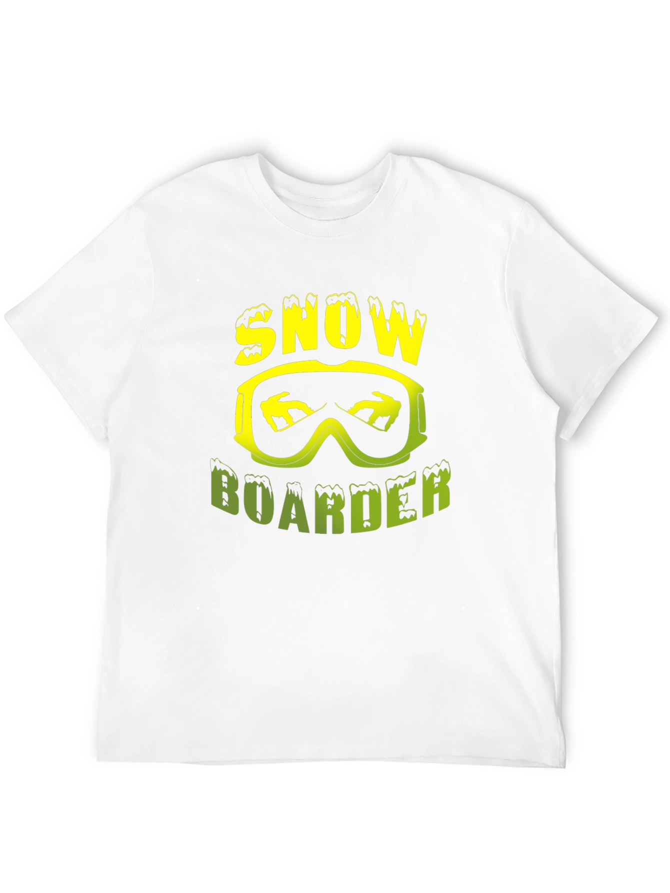 Black Snowboarder Graphic Tee -  Skiing Shirt view 12