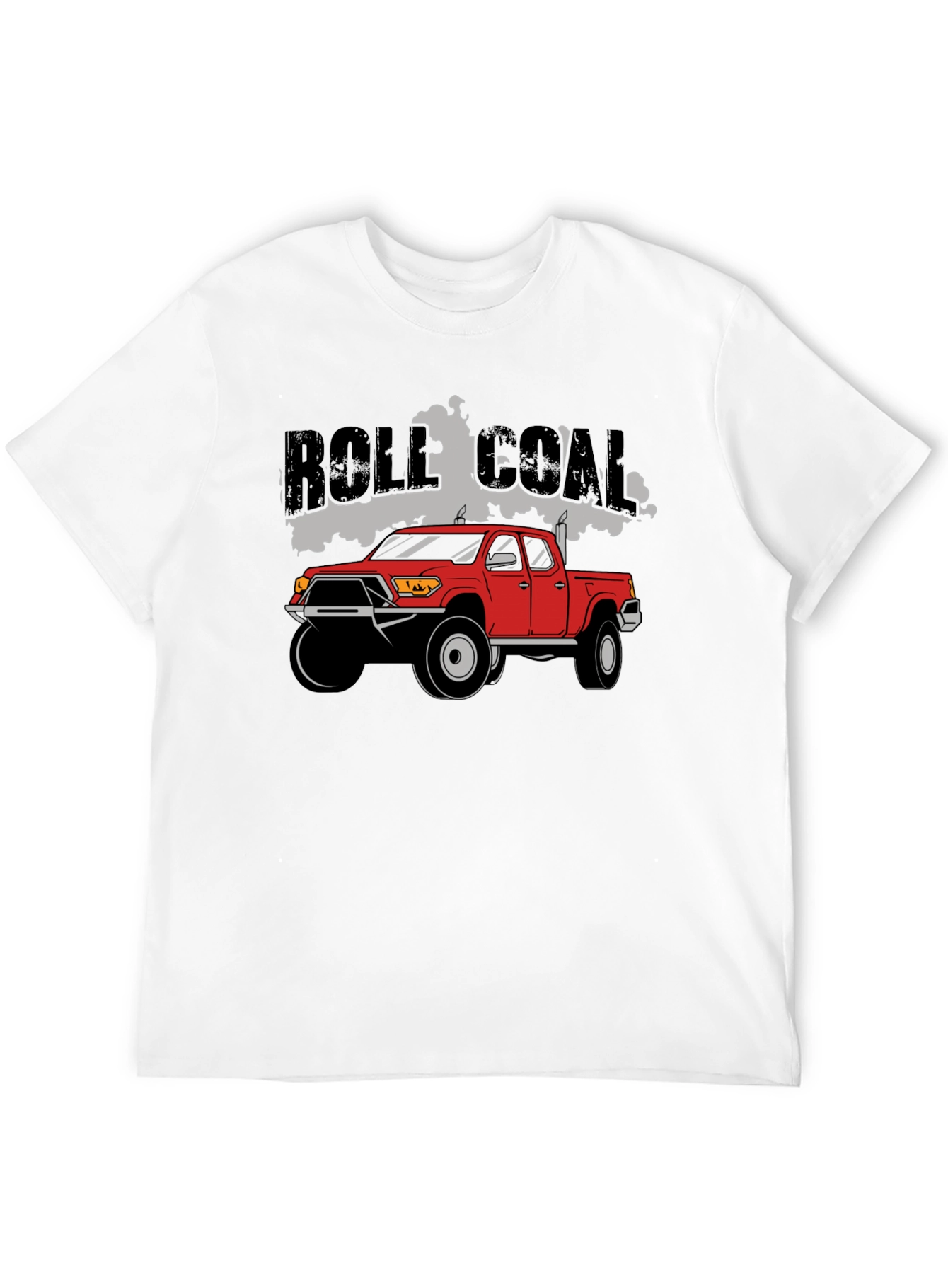 Black Role Coal Red Truck T-Shirt view 12