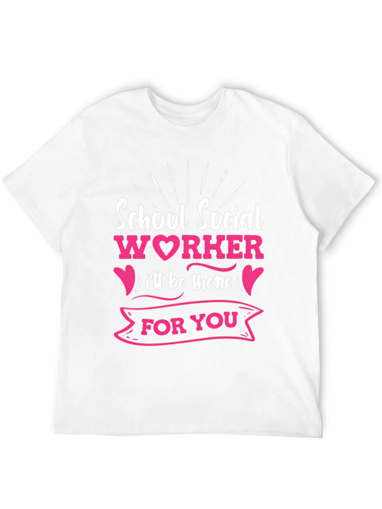 Black School Social Worker T-Shirt view 12