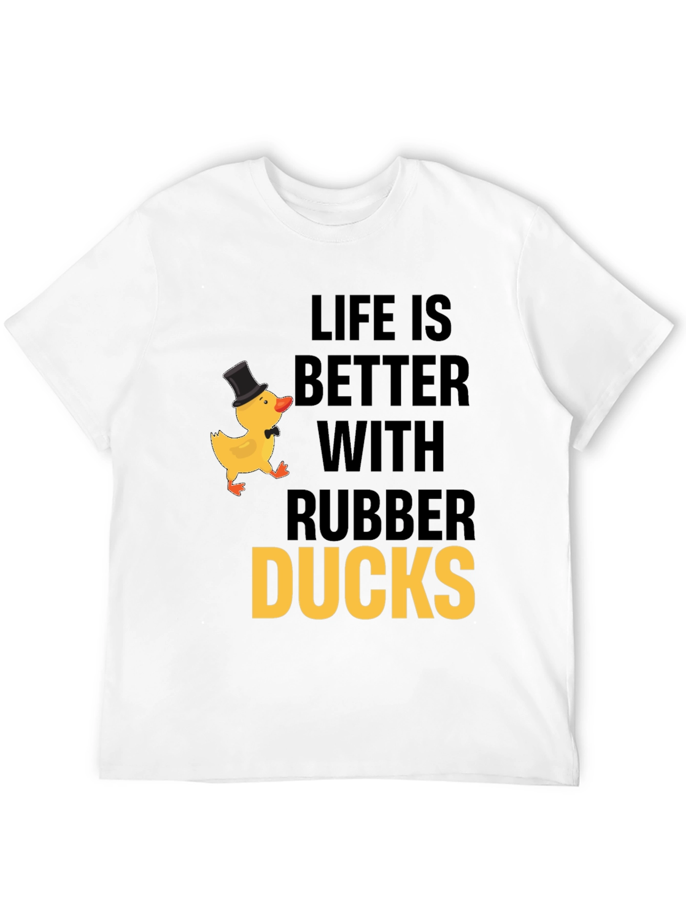 Black Life is Better with Rubber Ducks T-Shirt view 12