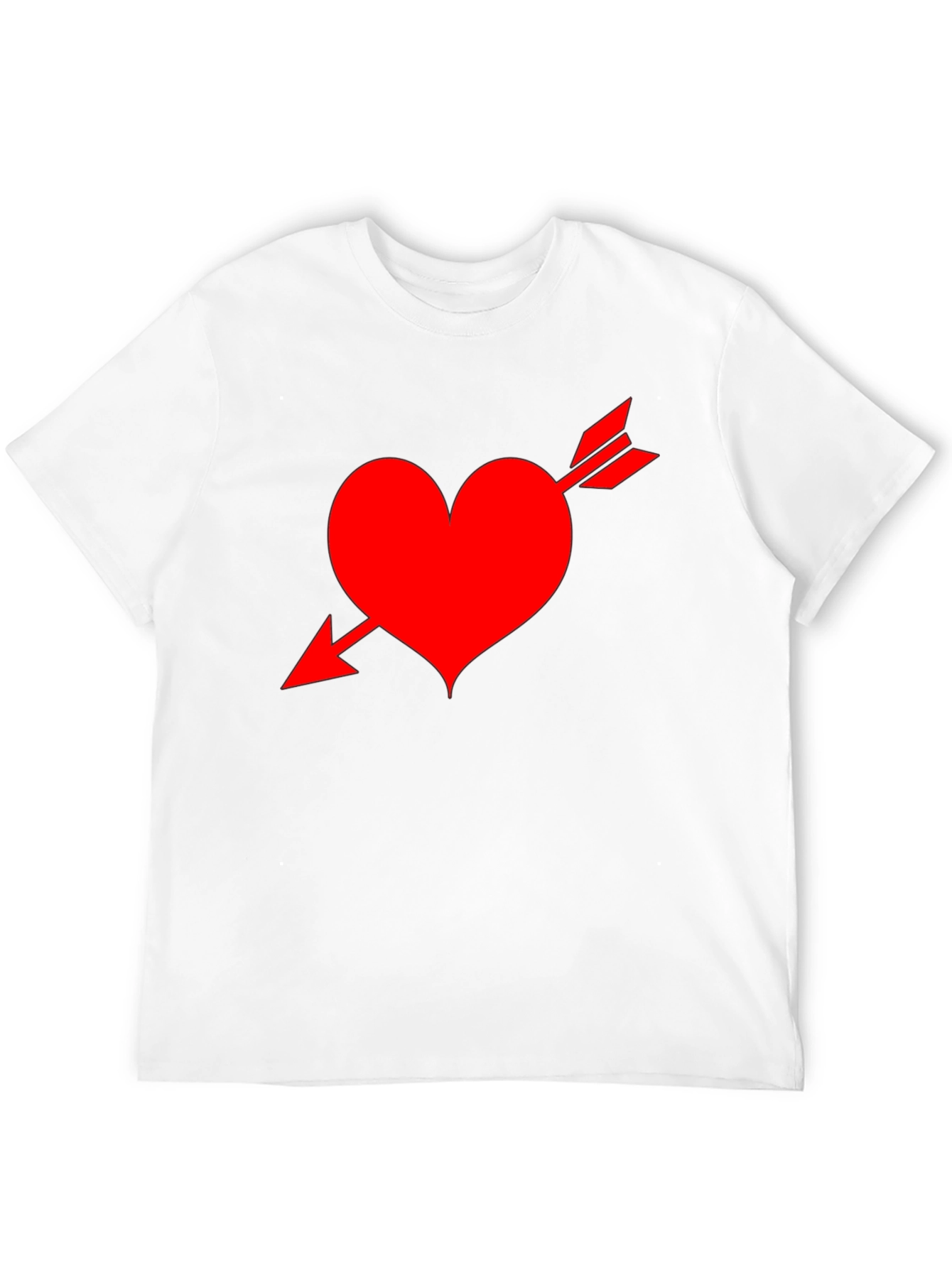 Black Heart Arrow Graphic Tee - Black view 12