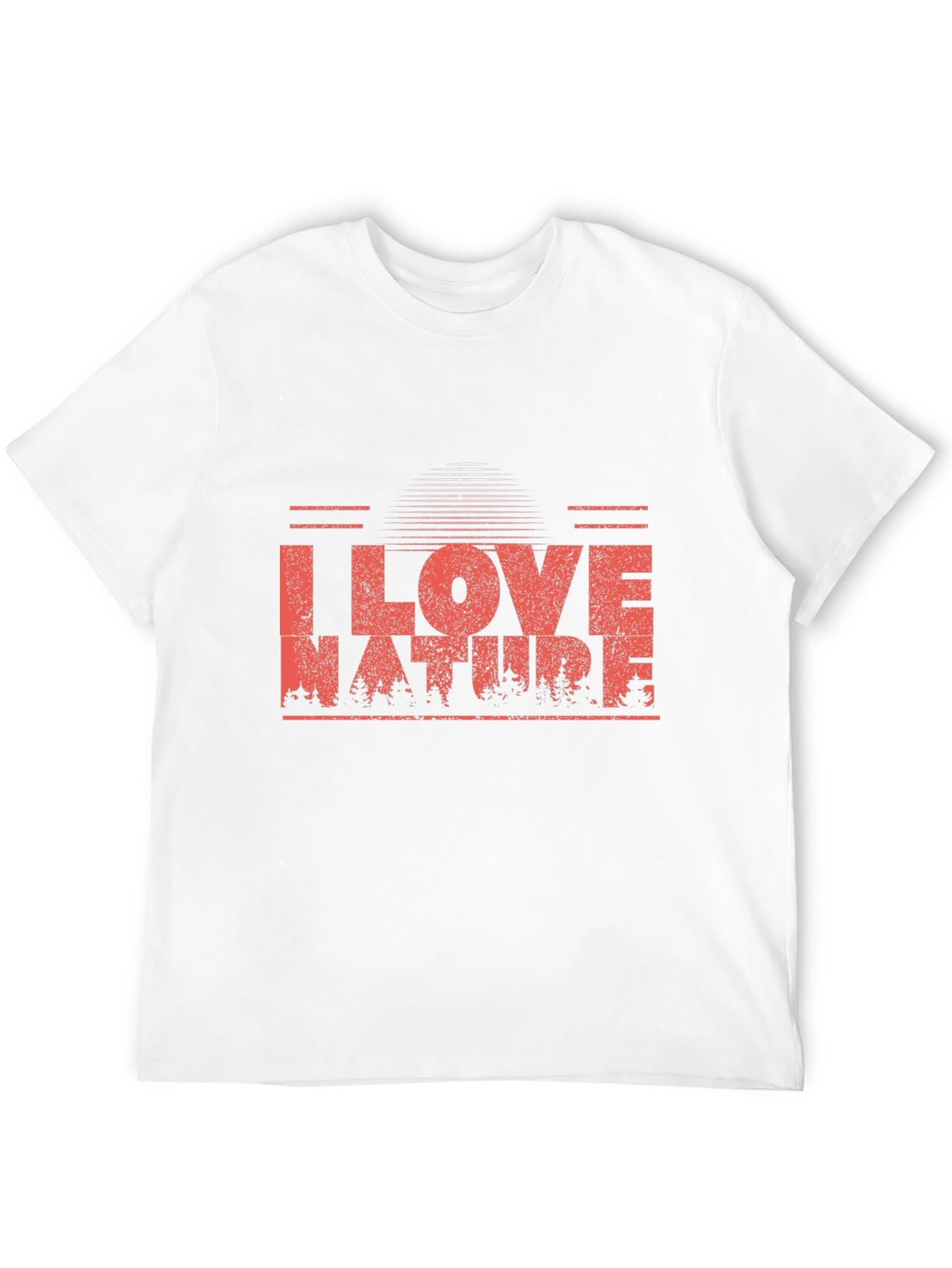 Black I Love Nature Graphic Tee - Black view 12