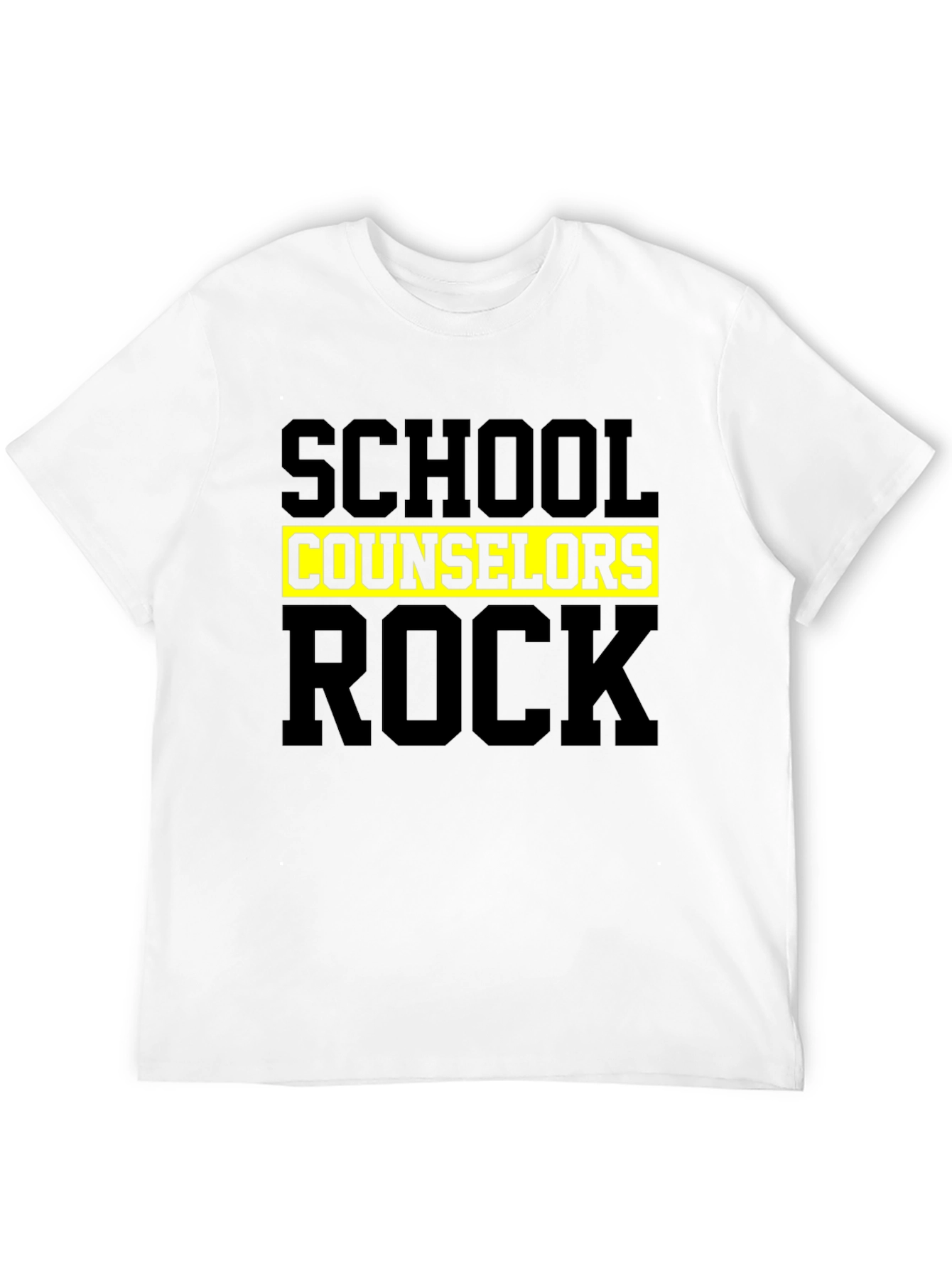 Black School Counselors Rock T-Shirt view 12