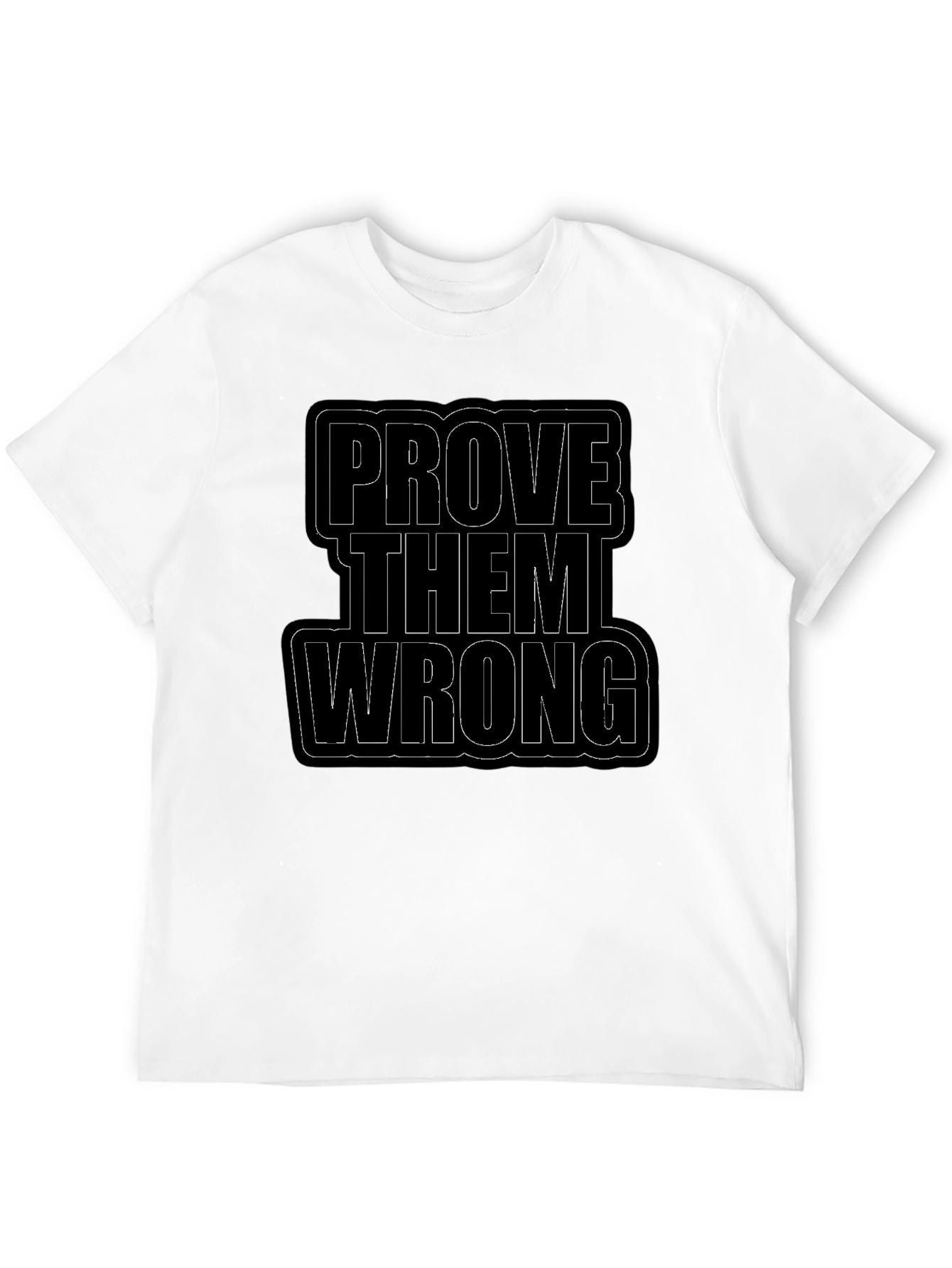 Black Prove Them Wrong Black Graphic Tee view 12