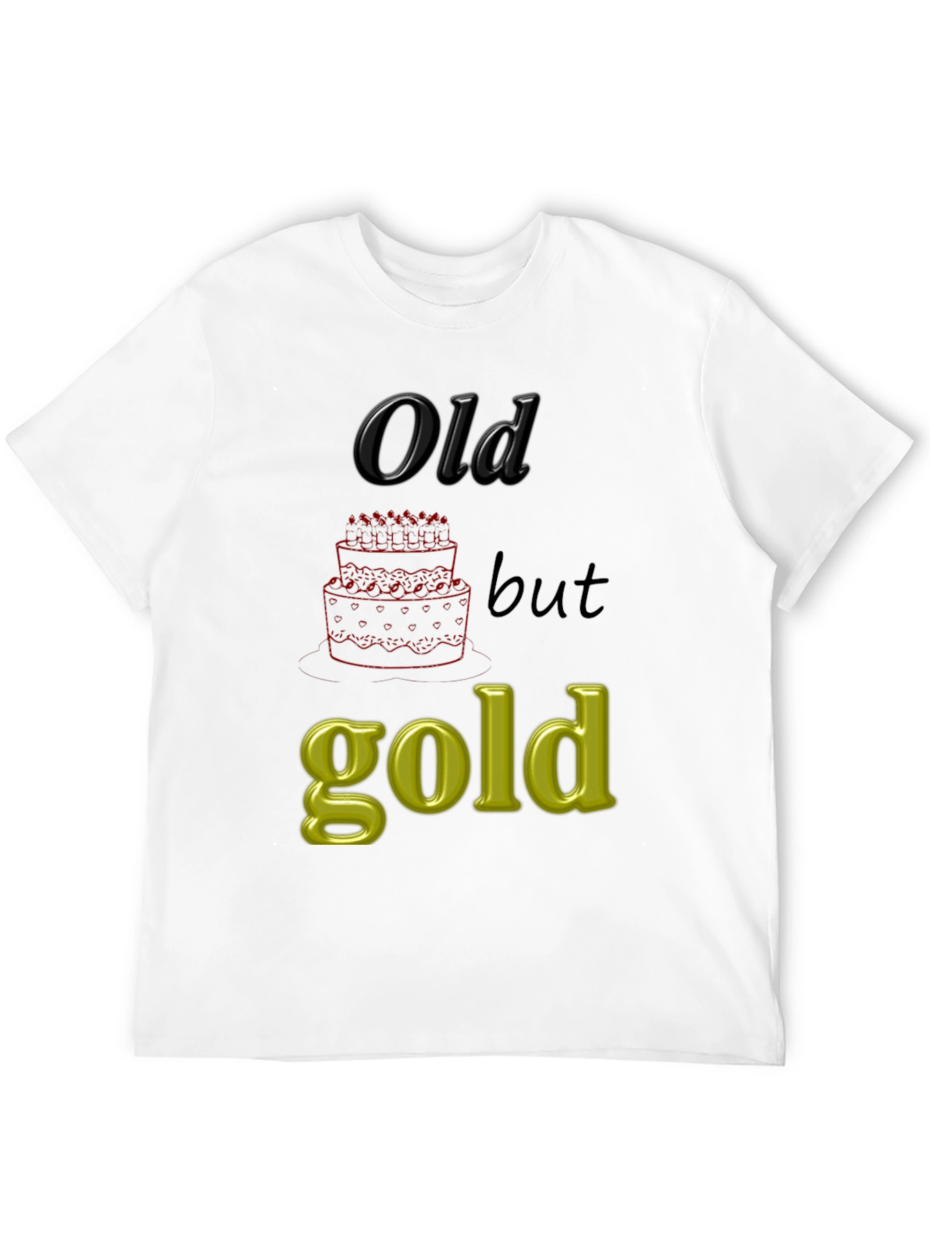 Black Old but Gold Graphic Tee view 12