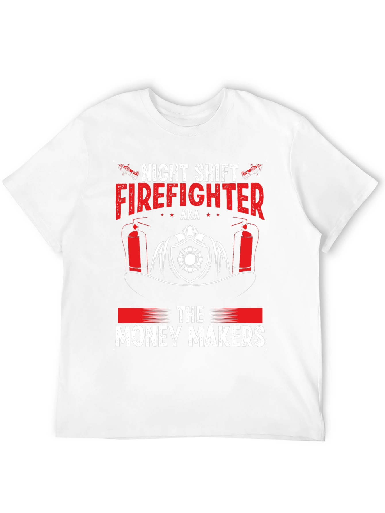 Black Night Shift Firefighter Tee - Money Makers view 12