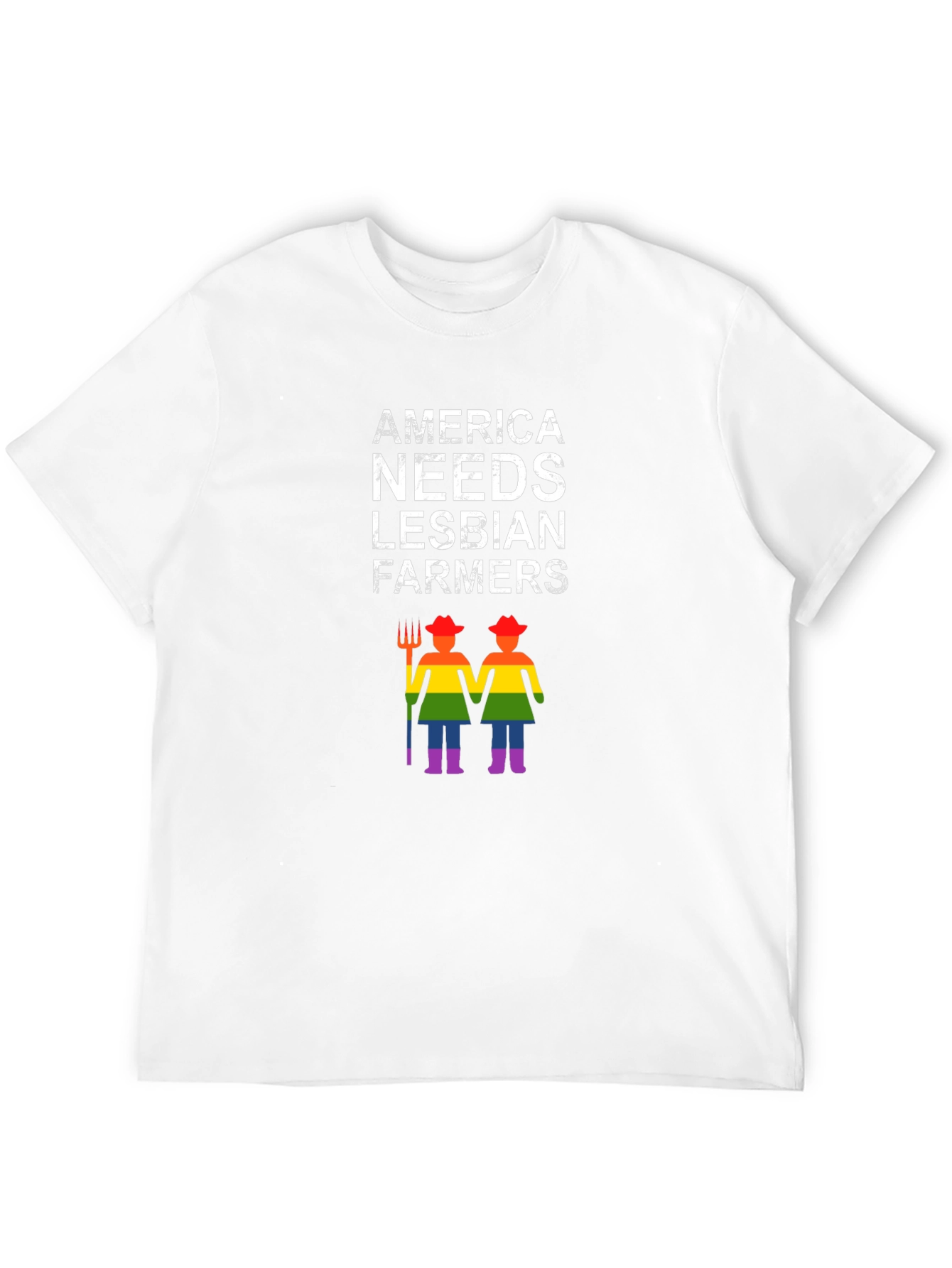 Black America Needs Lesbian Farmers Graphic Tee view 12