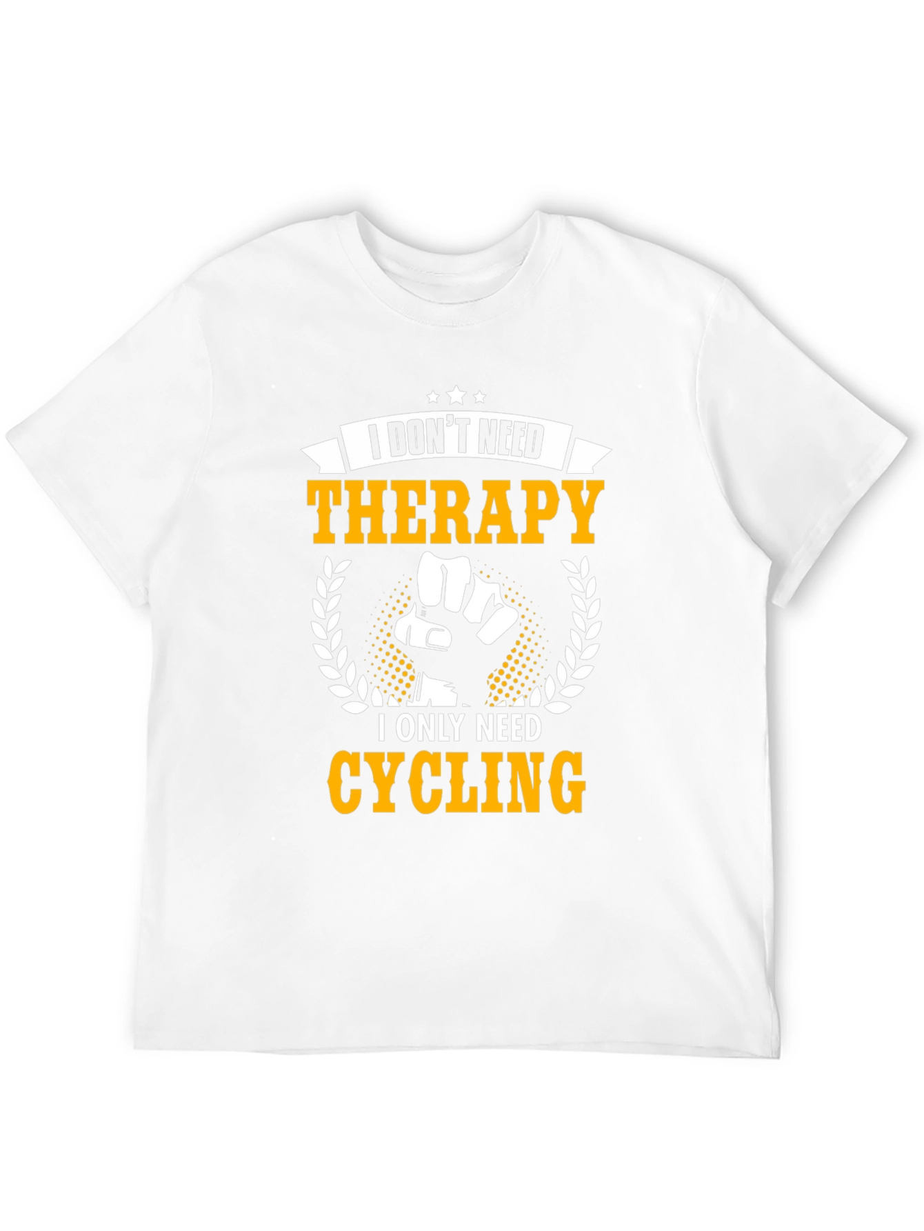 Black Cycling Therapy T-Shirt view 12