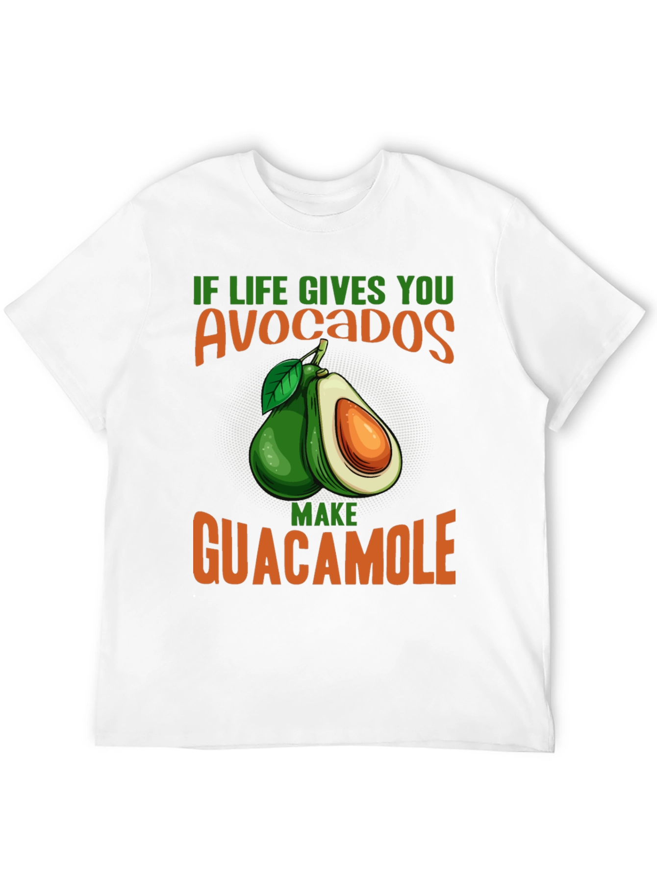 Black Avocado Guacamole Graphic Tee - Foodie T-Shirt view 12