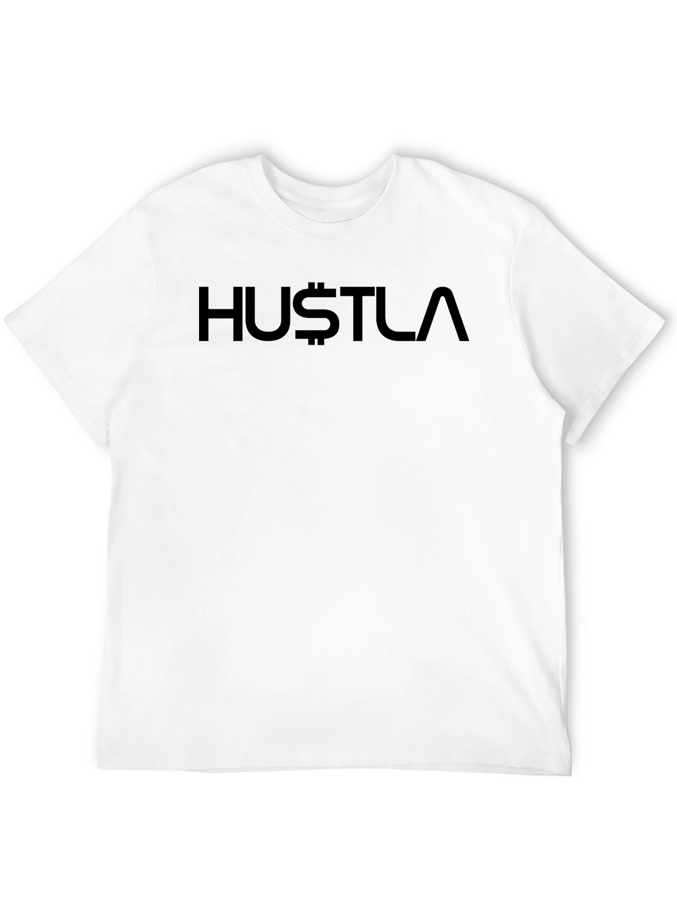 Black Black Hustla T-Shirt - Men's Fashion Tee view 12