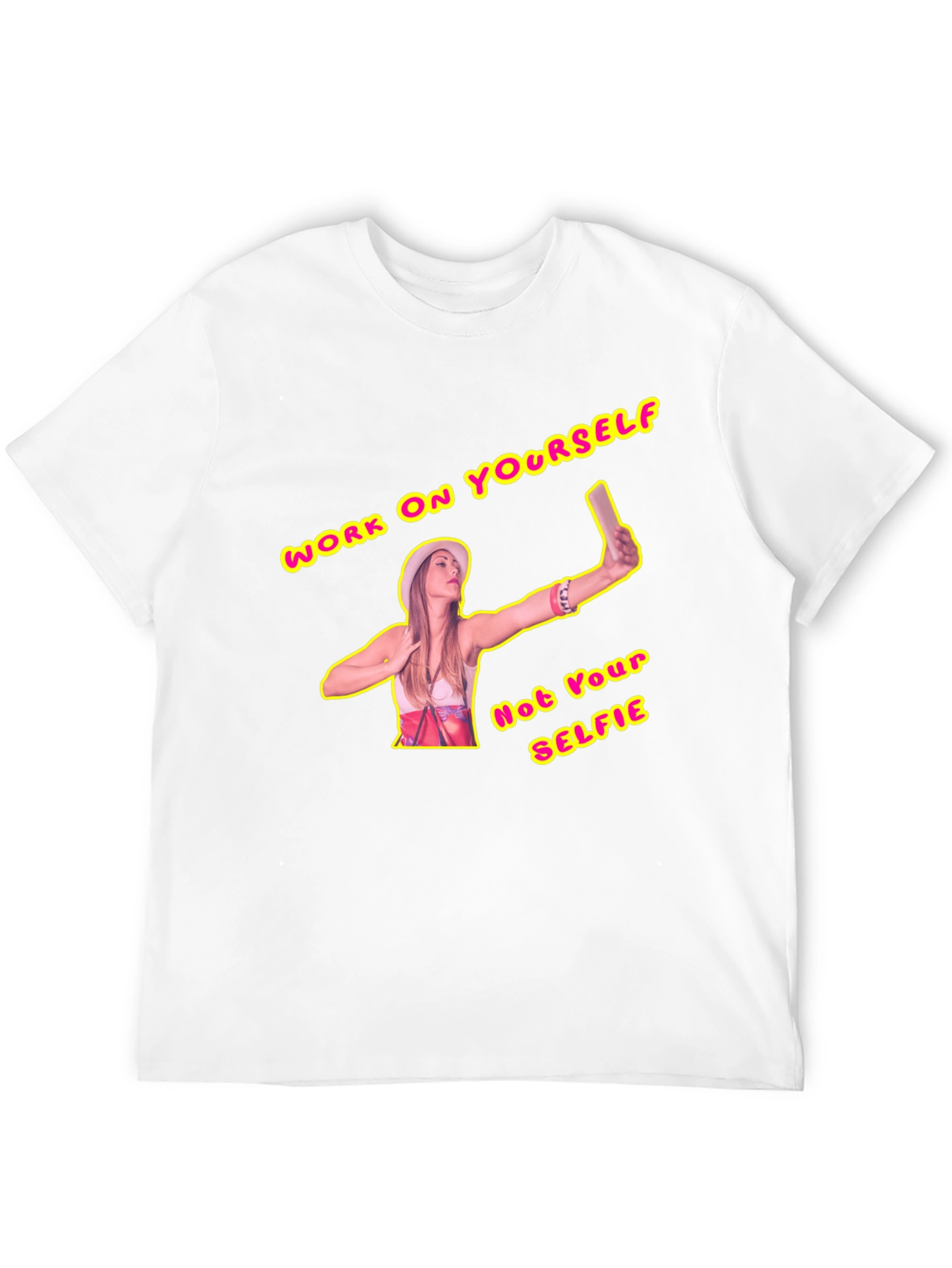 Black Work on Yourself Graphic T-Shirt view 12