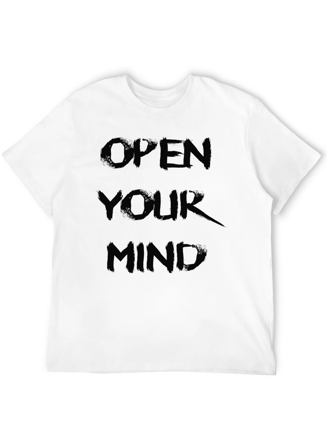 Black Open Your Mind Graphic T-Shirt - Black view 12