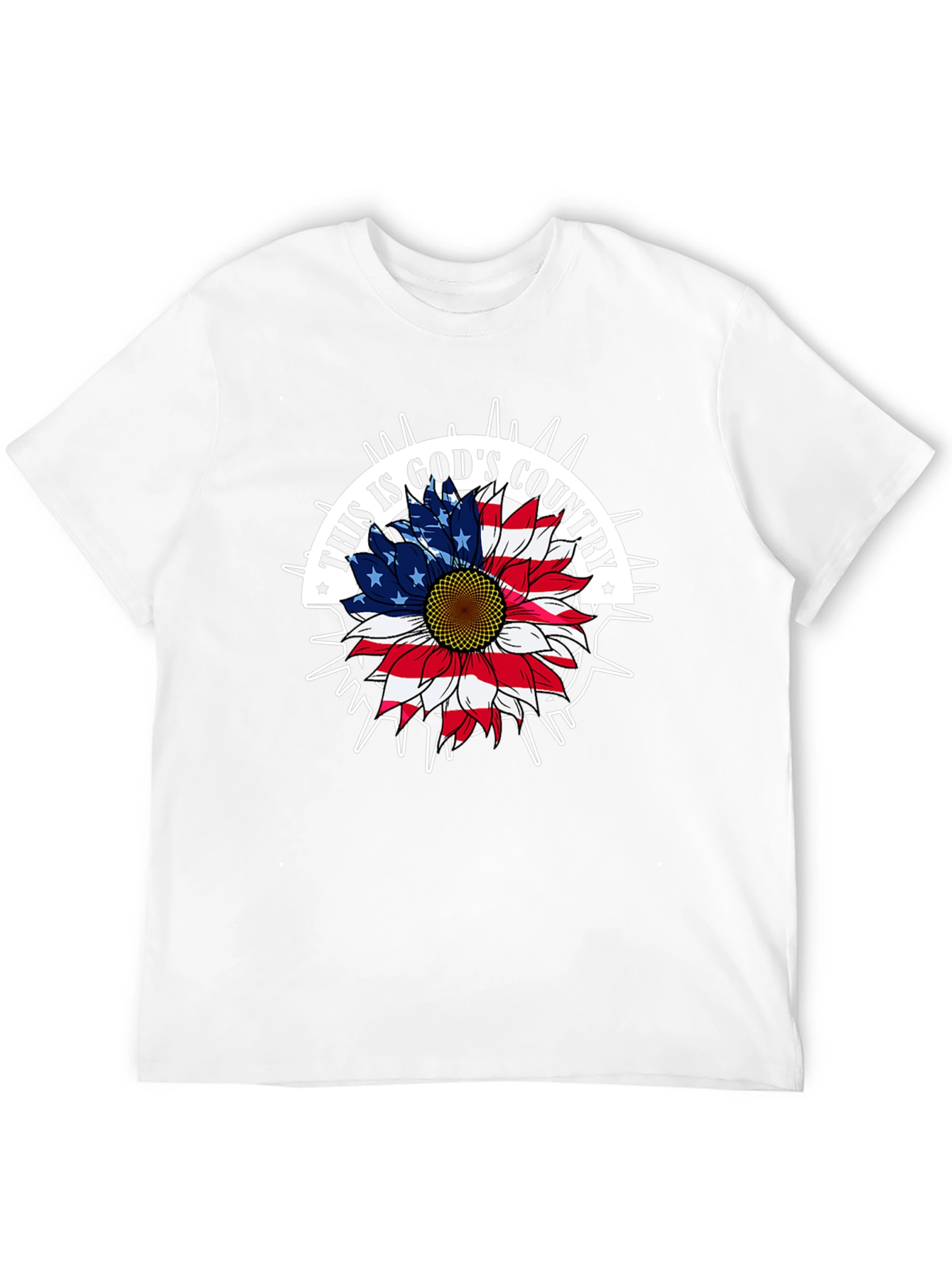 Black This is God's Country Patriotic T-Shirt view 12