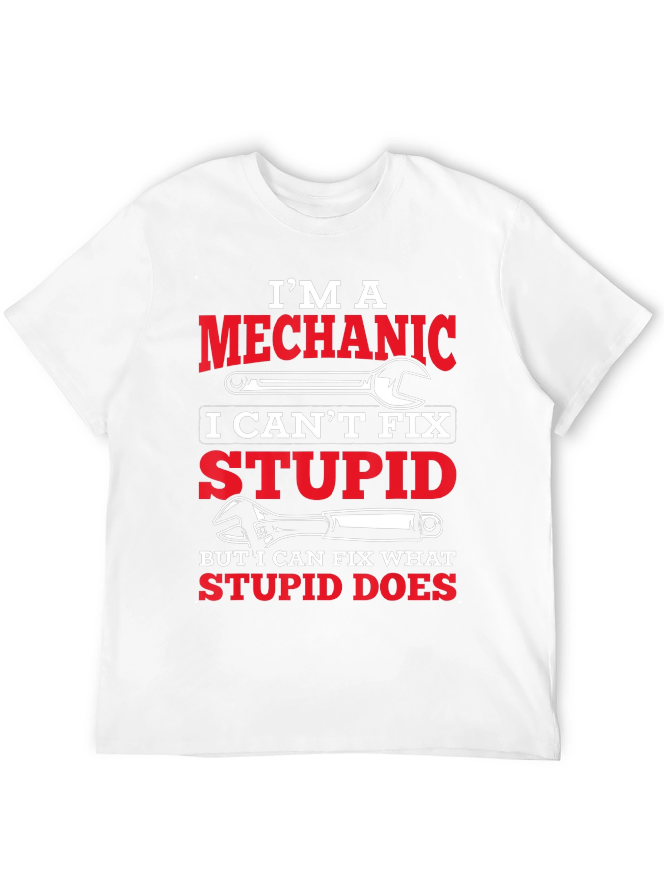 Black I'm A Mechanic Graphic T-Shirt view 12