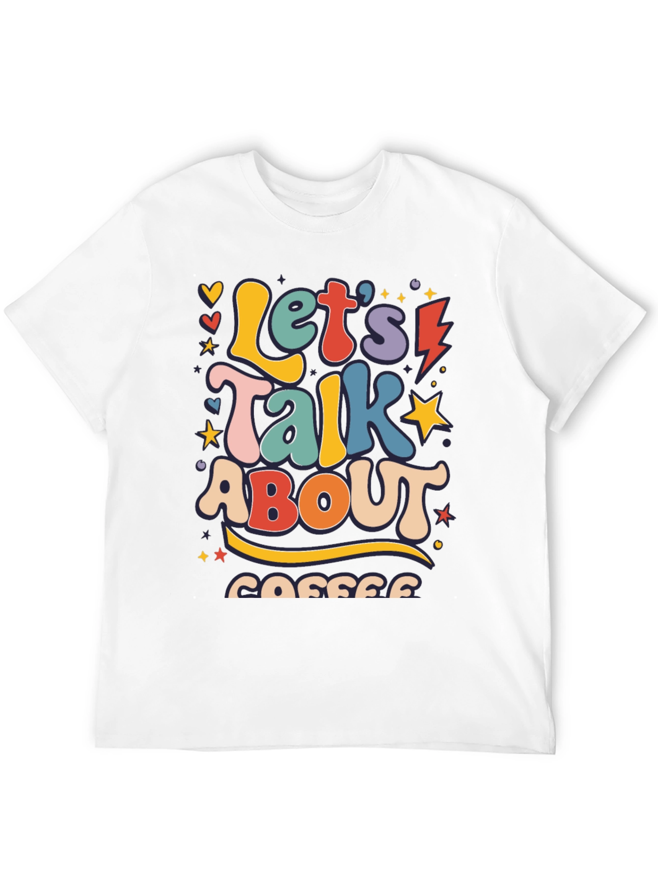 Black Retro Coffee Lover T-Shirt view 12