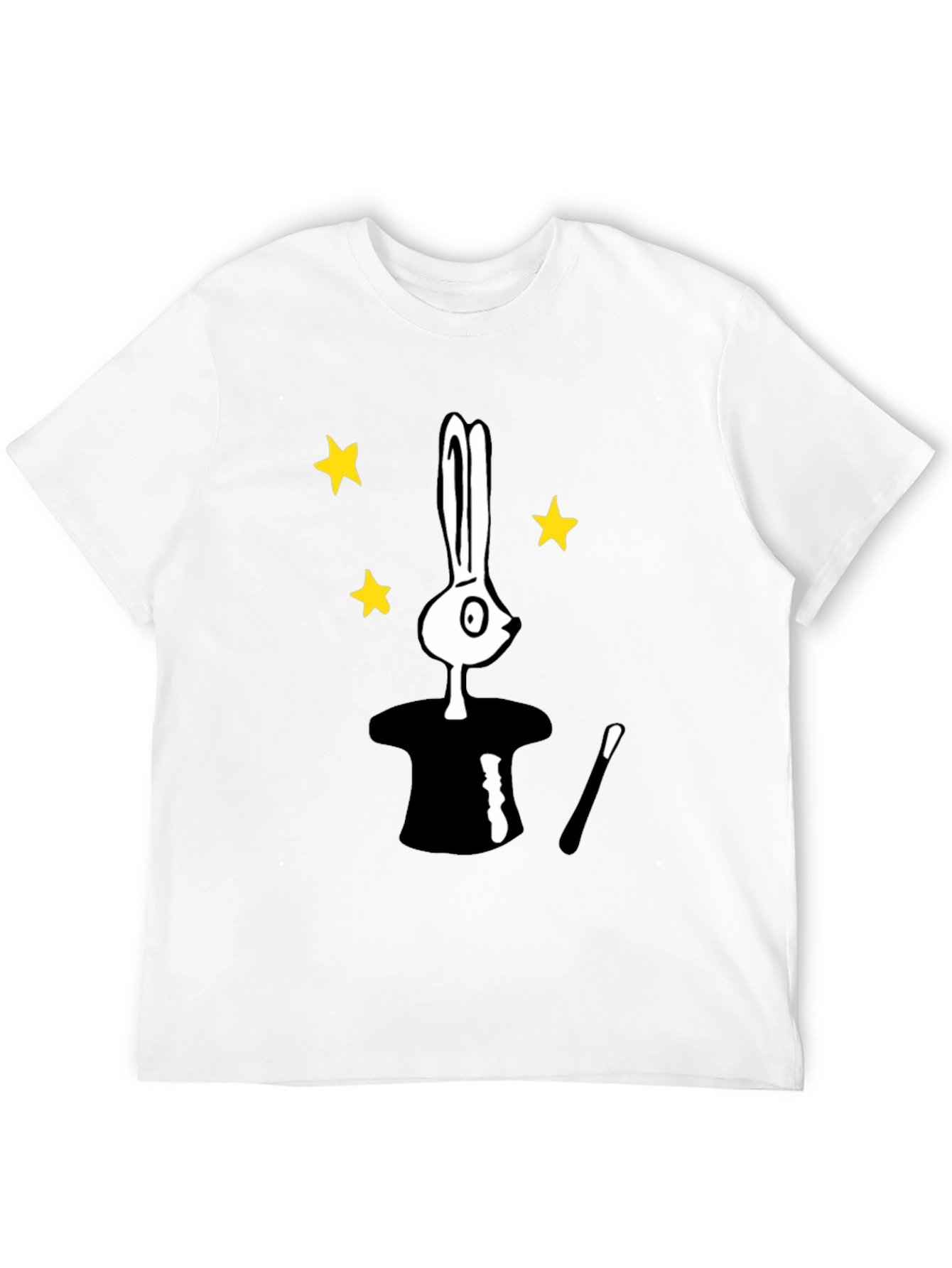 Black Magician Bunny T-Shirt - Black Tee view 12