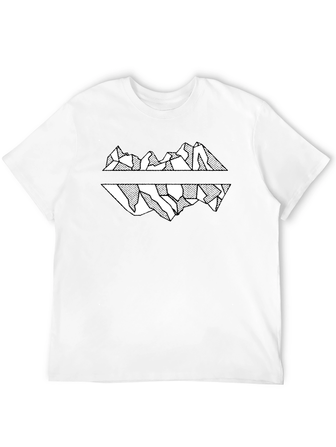 Black Mountain Reflection Graphic Tee - Black view 12