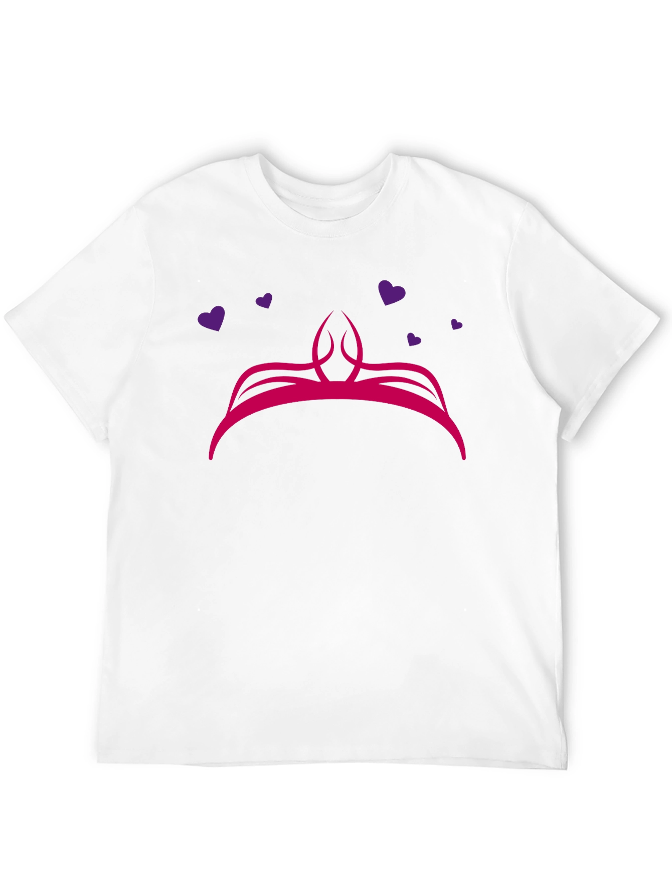 Black Princess Crown Tee - Stylish Graphic T-Shirt view 12