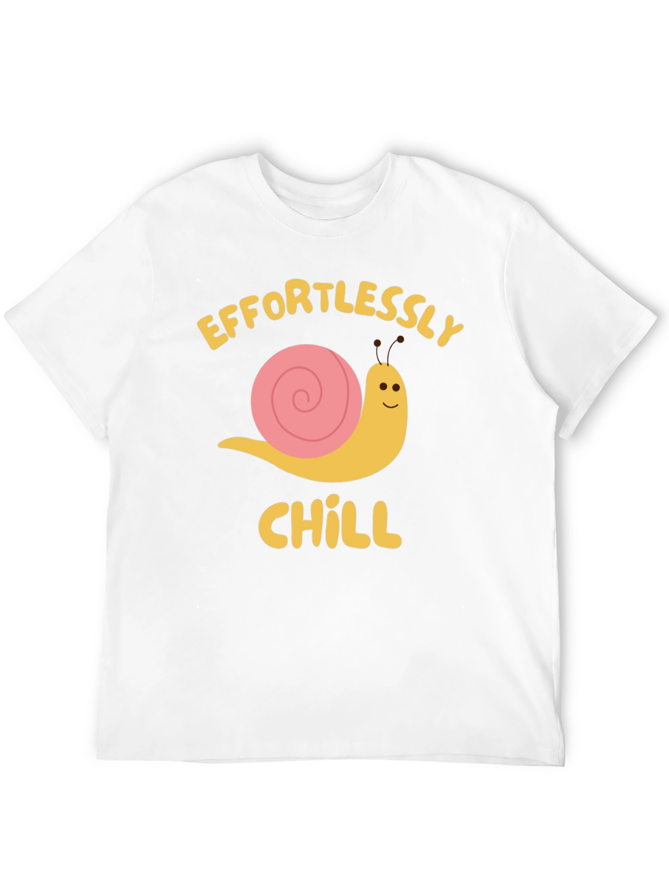 Black Effortlessly Chill Snail Graphic Tee view 12