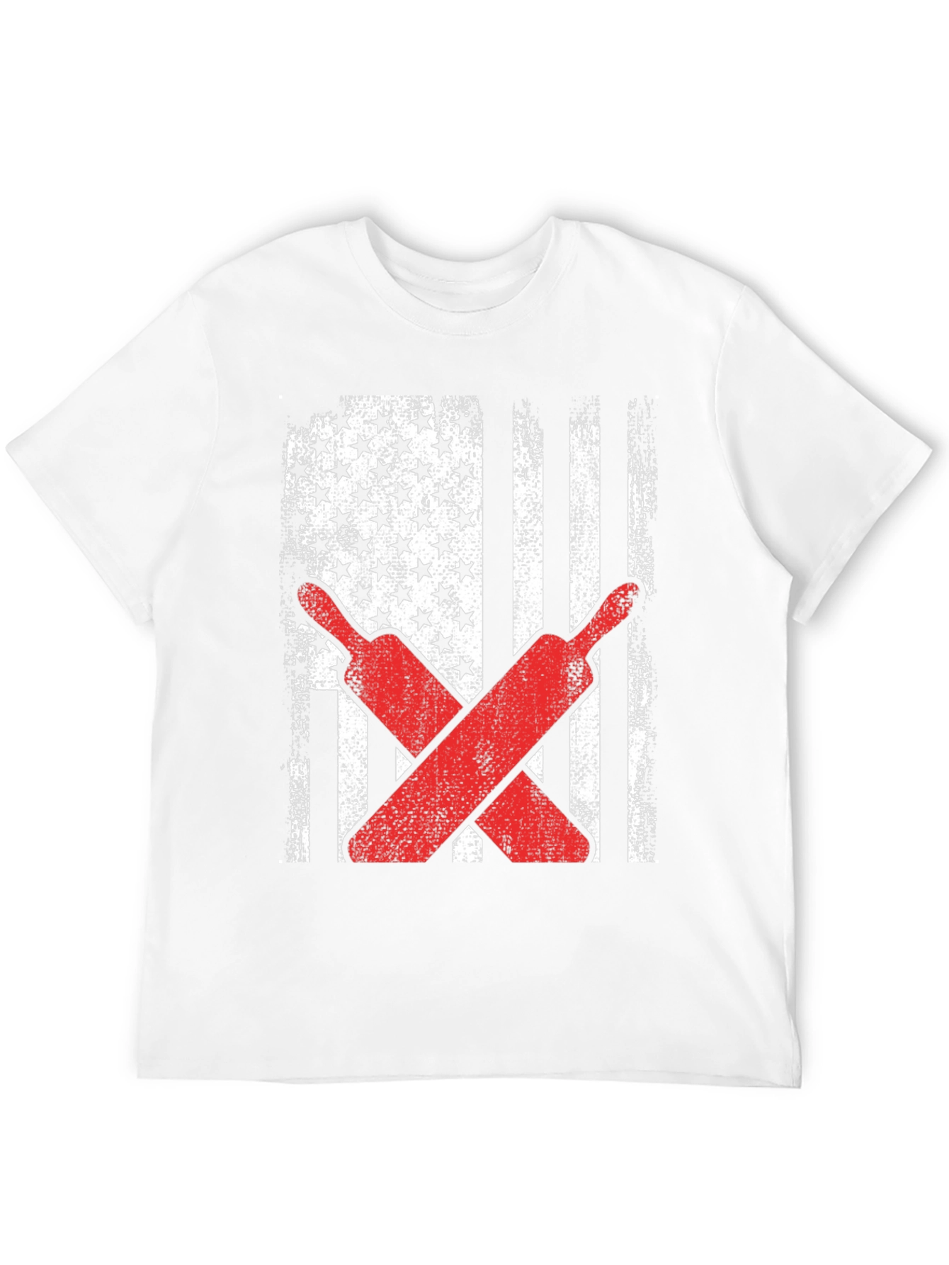 Black American Flag Baseball T-Shirt view 12