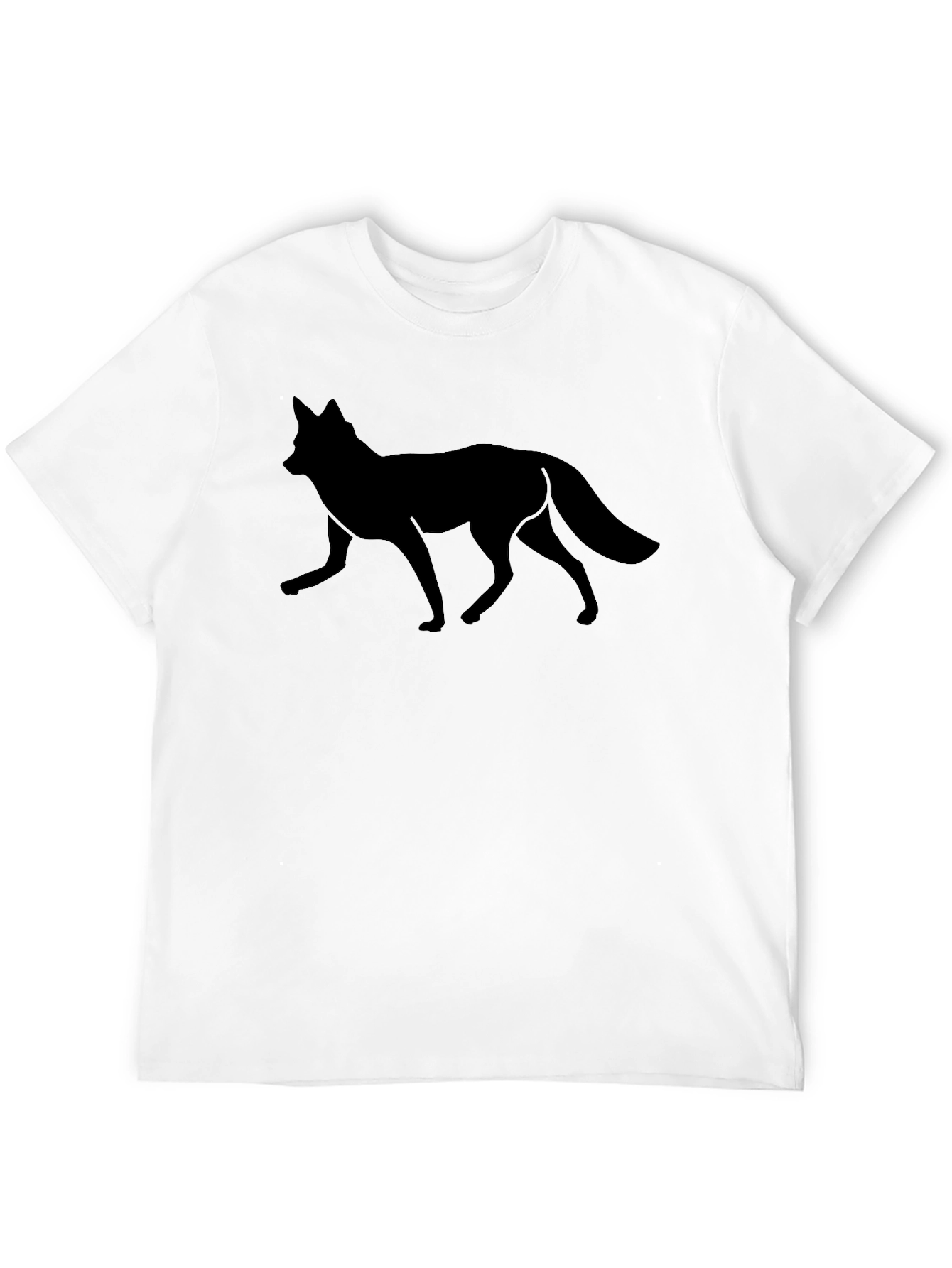 Black Fox Silhouette Graphic Tee - 12