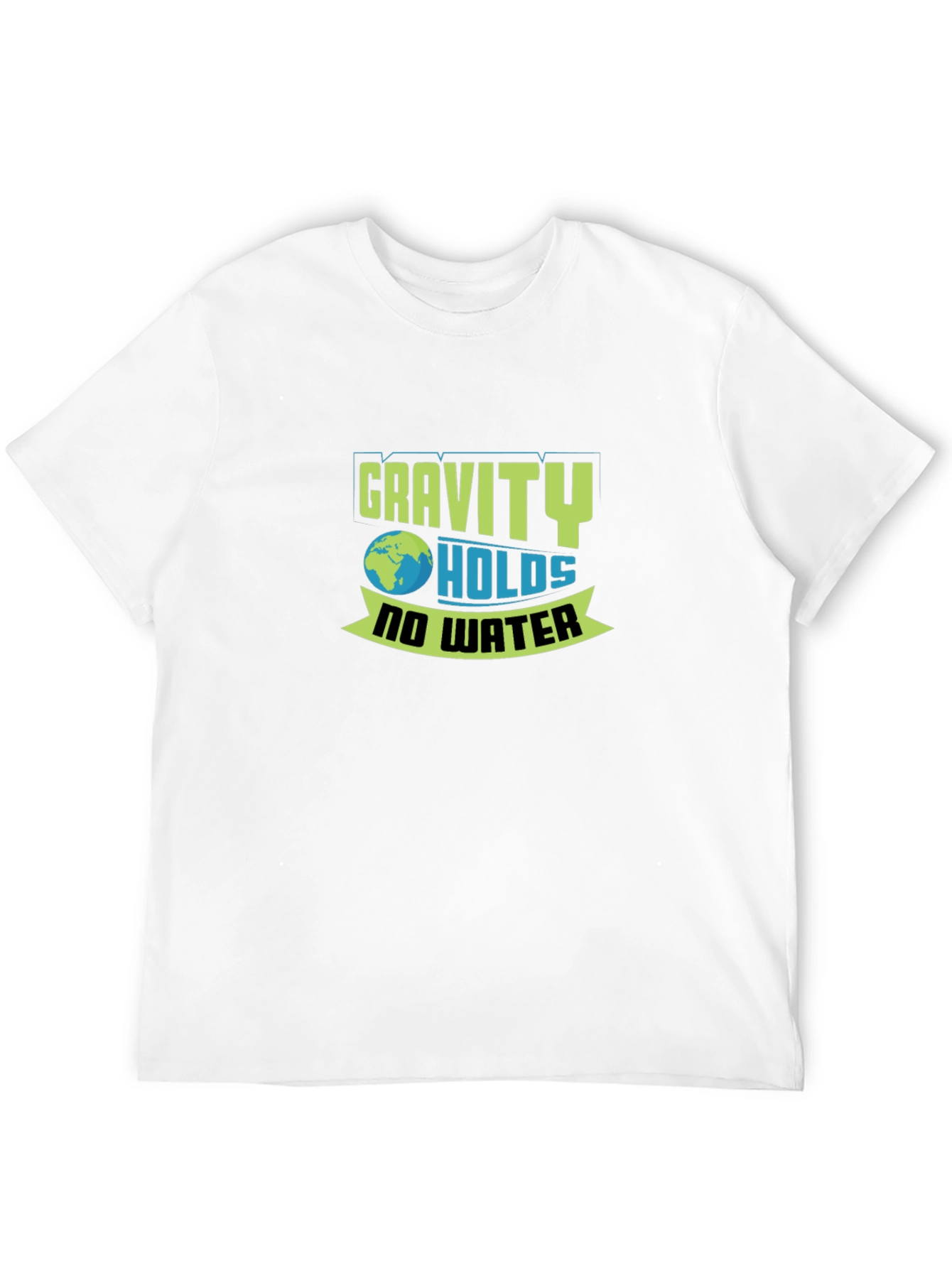 Black Gravity Holds No Water Graphic T-Shirt view 12