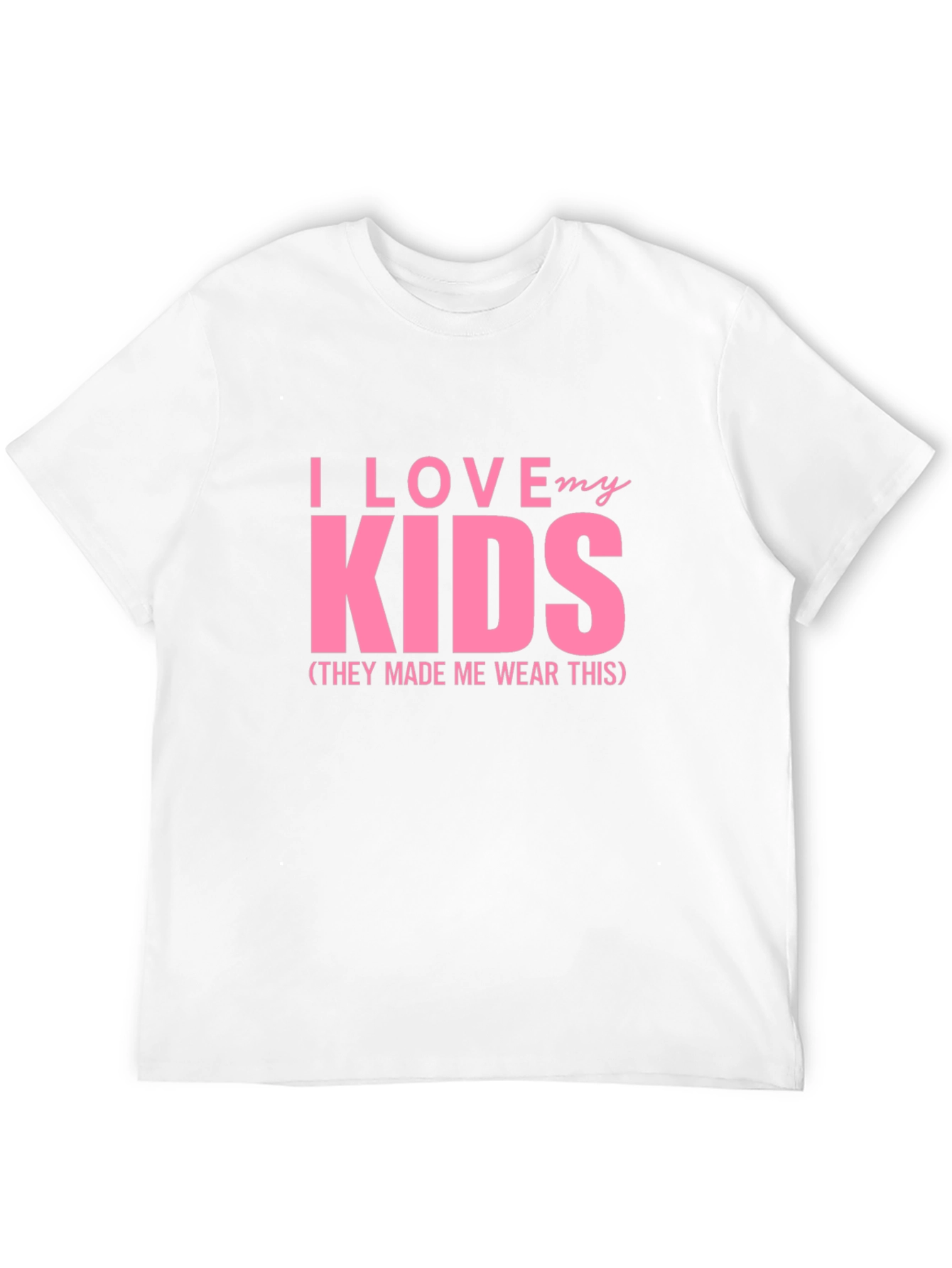 Black I Love My Kids T-Shirt - Humorous Gift view 12