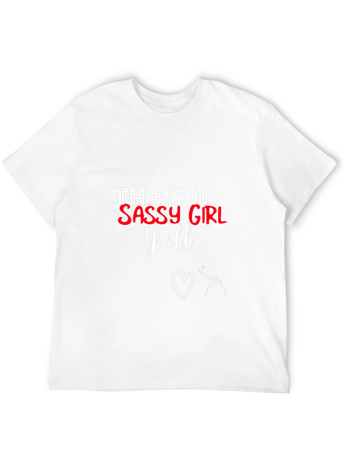 Black Sassy Girl Y'all T-Shirt Funny Graphic Tee view 12