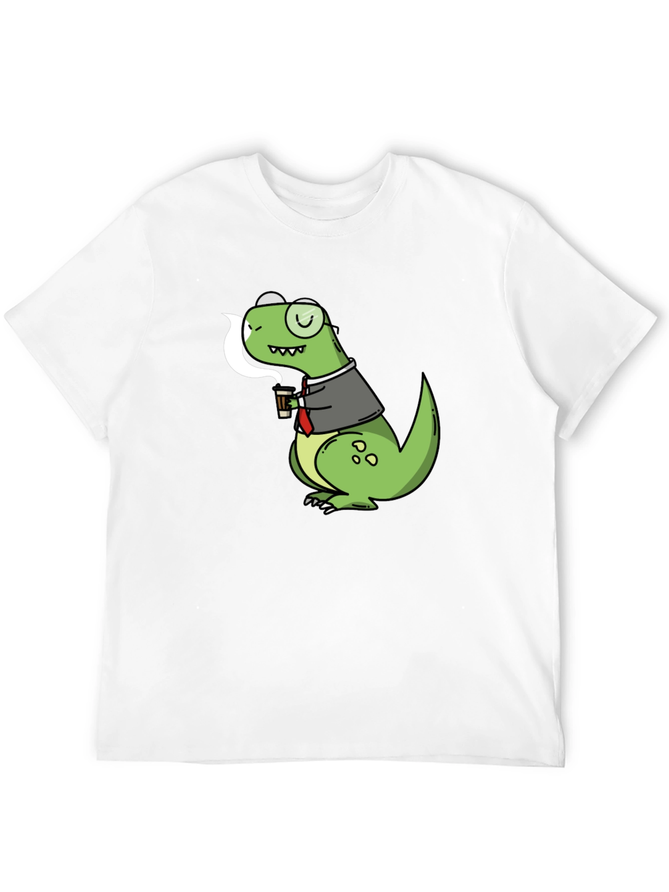 Black Dino Coffee T-Shirt - Stylish & Unique view 12