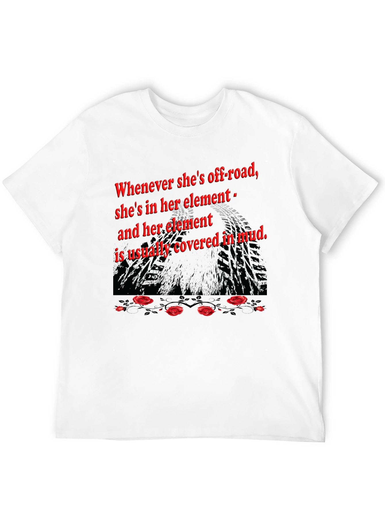 Black Off-Road Mud Element T-Shirt view 12