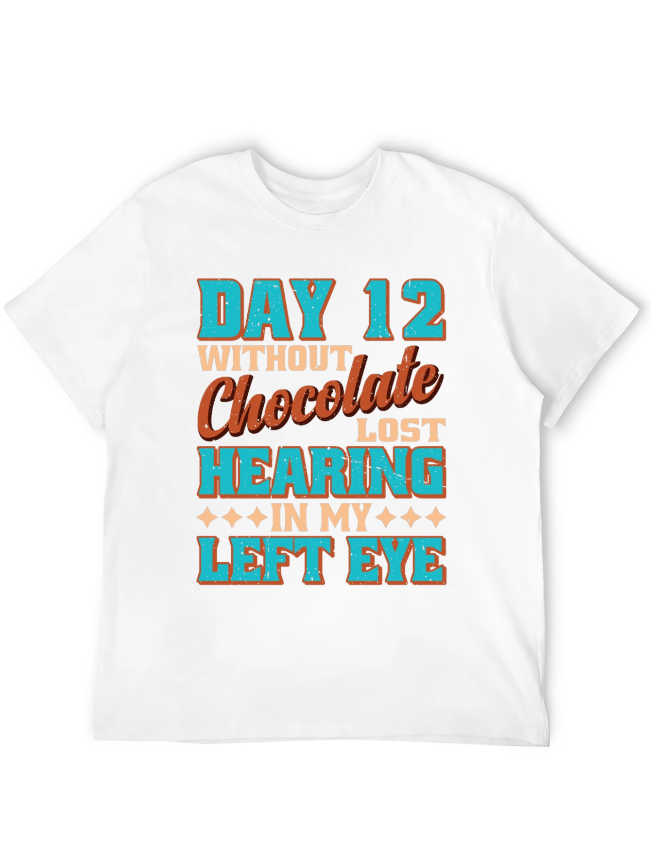 Black Funny Chocolate Withdrawal T-Shirt view 12
