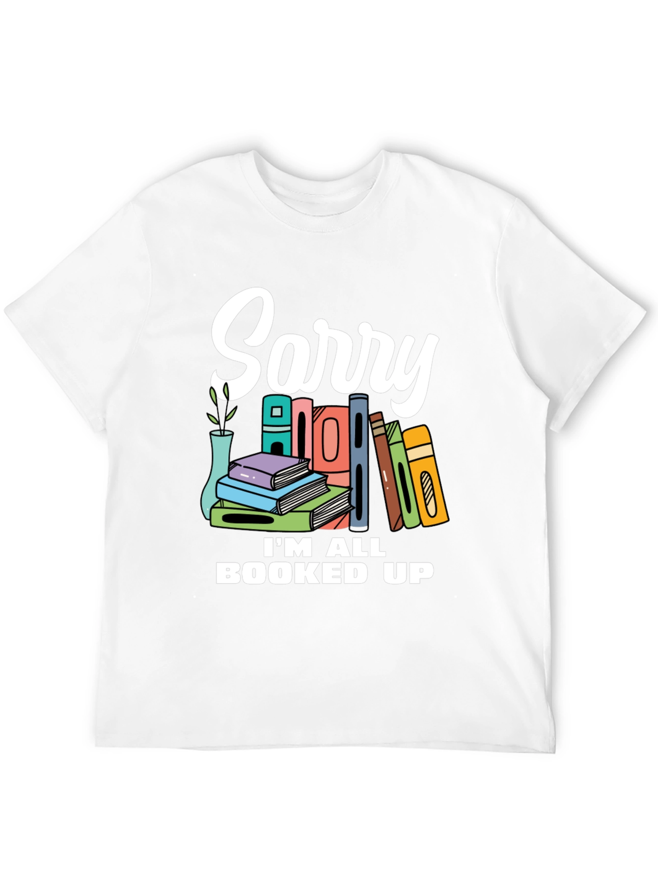 Black Booked Up T-Shirt - For Book Lovers! view 12