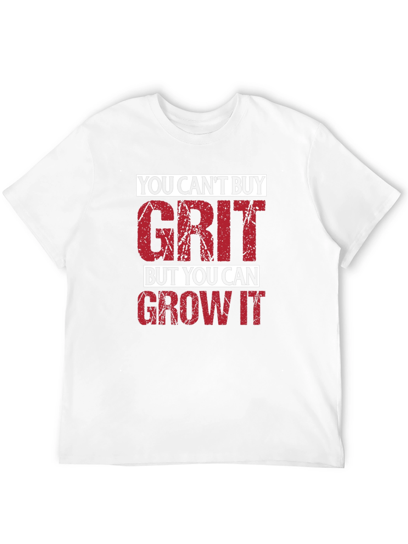 Black Motivational Grit Graphic T-Shirt - Men's Black Tee view 12