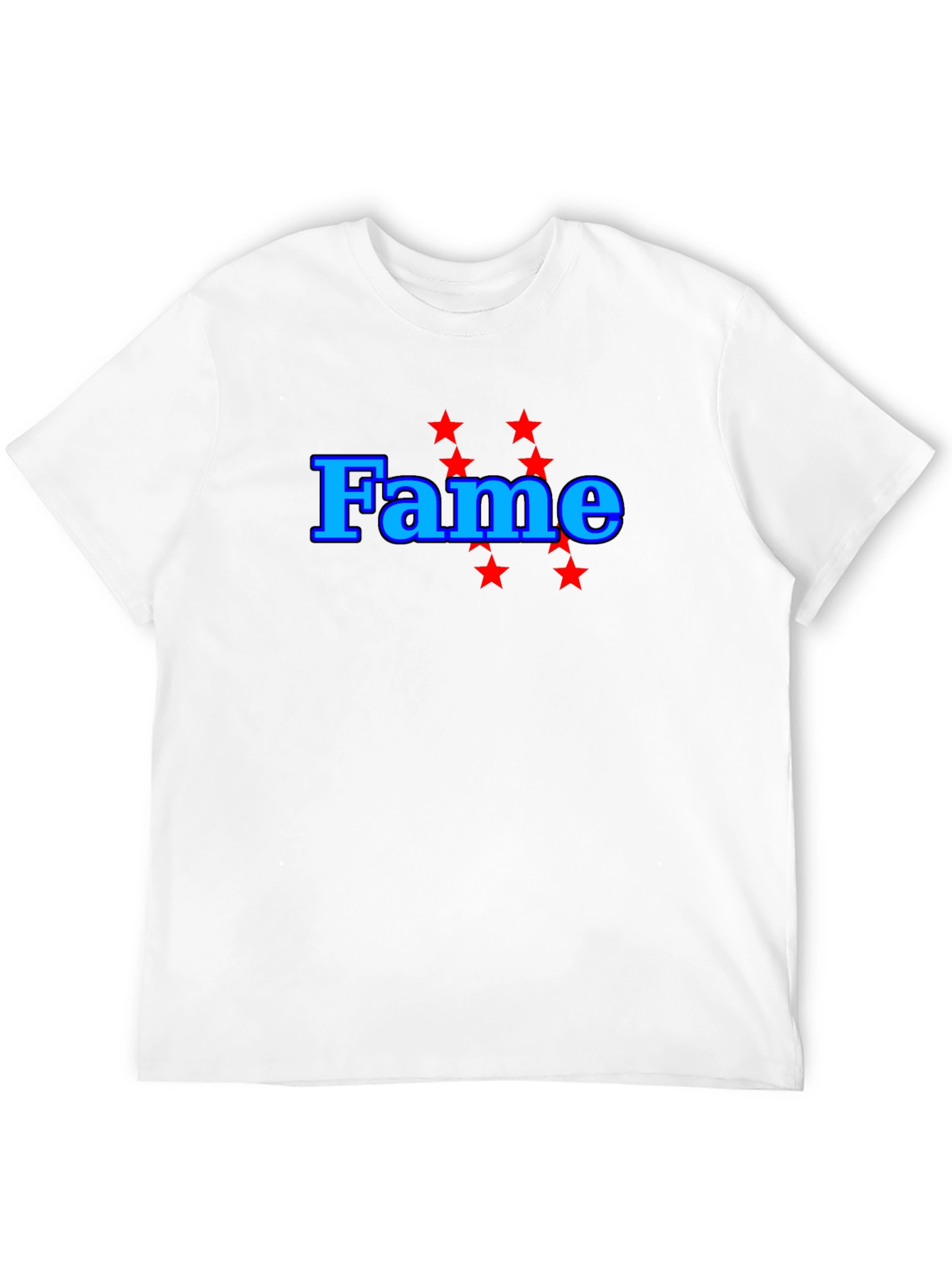 Black Fame T-Shirt - Bold Graphic Tee - Classic Fit view 12