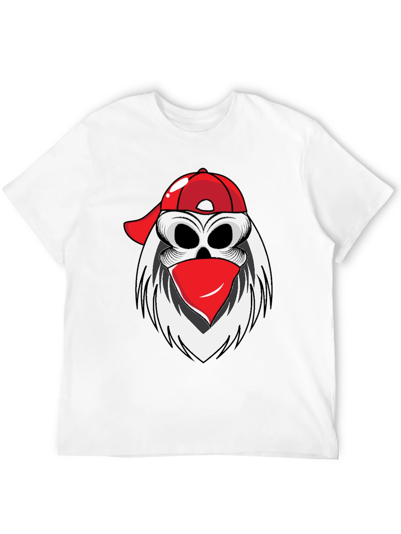 Black Skull Bandit Graphic Tee view 12