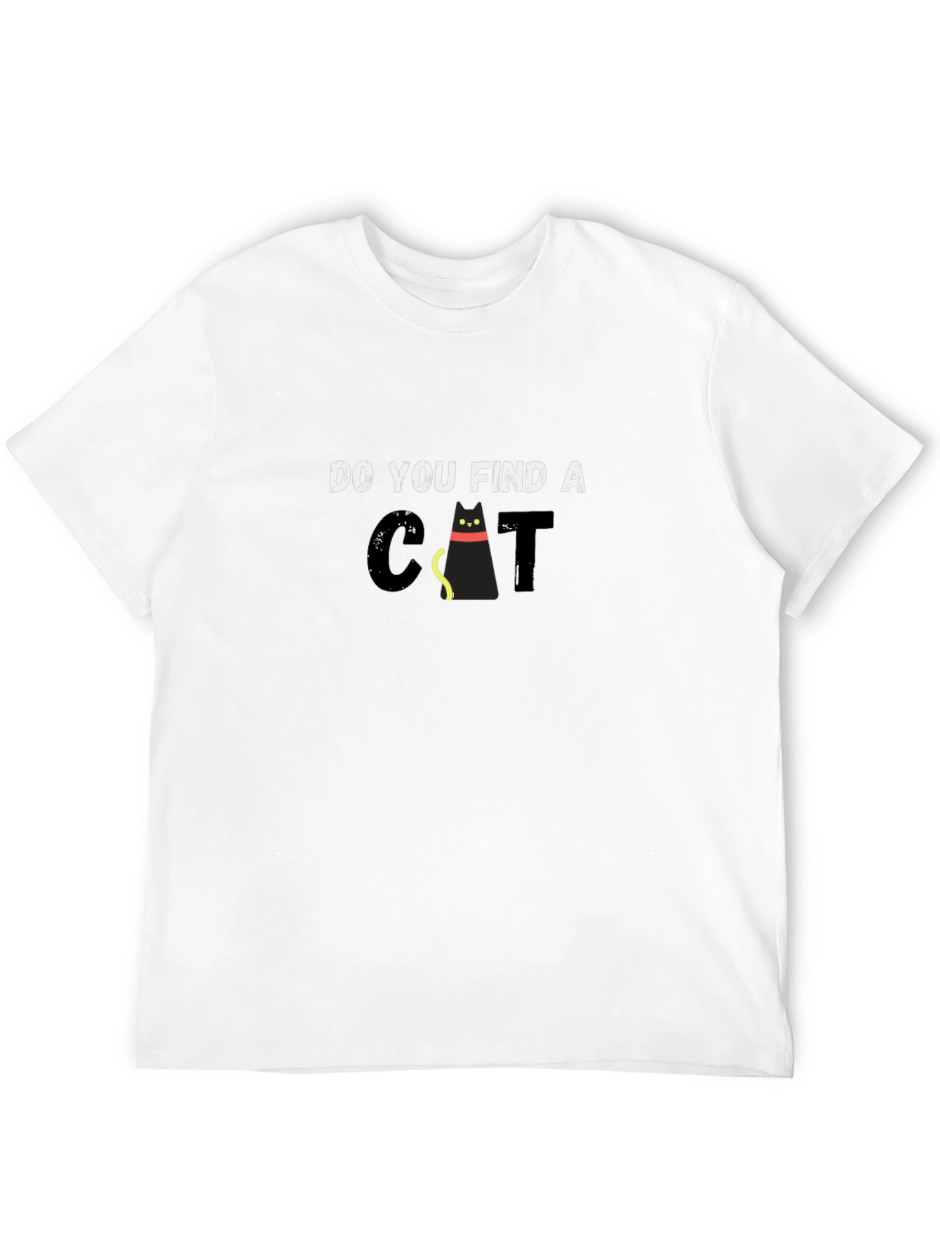 Black Do You Find a Cat Funny Graphic T-Shirt view 12