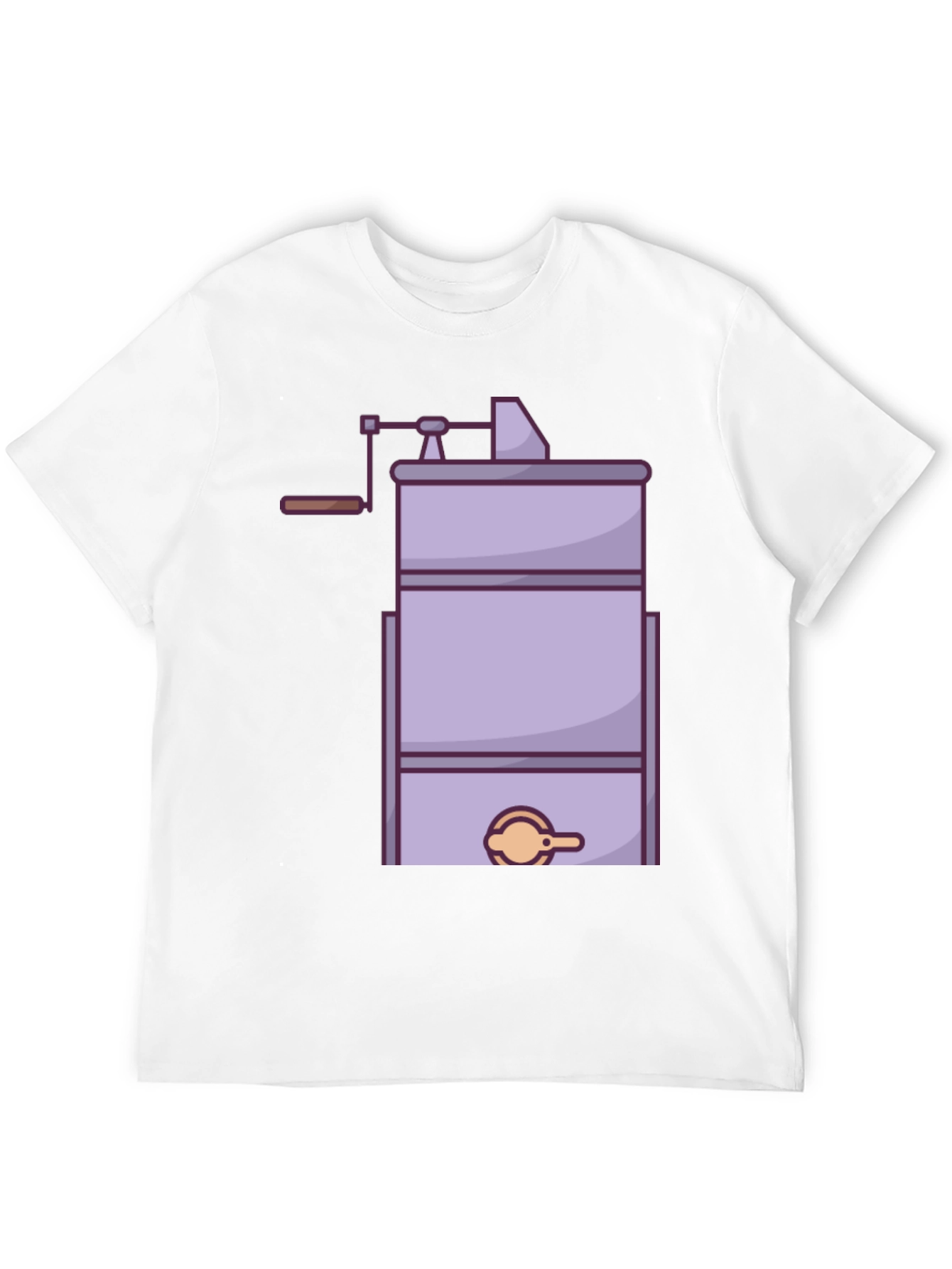 Black Honey Extractor Graphic Tee - Beekeeping T-Shirt view 12