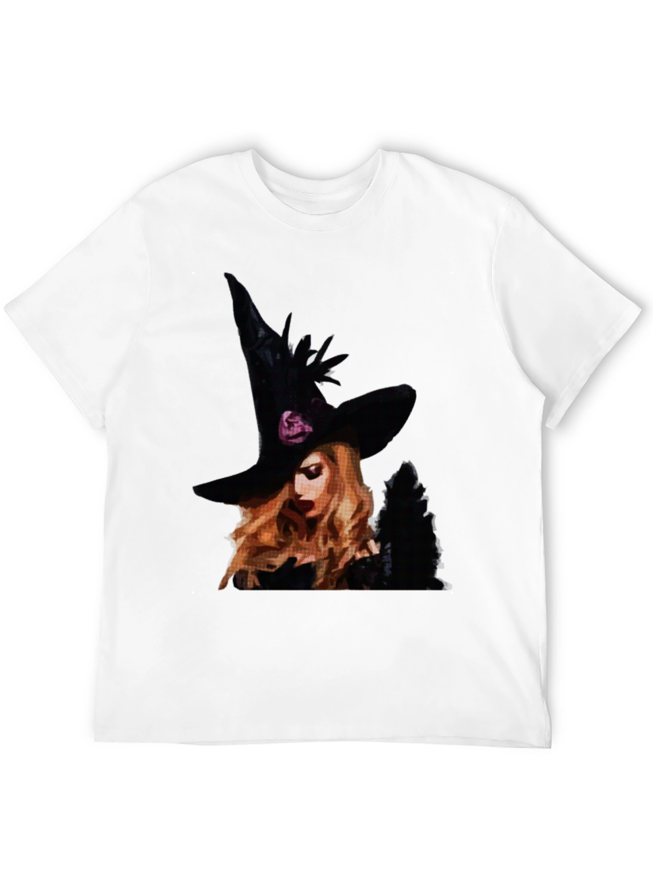 Black Witch Graphic Tee - Halloween Shirt view 12