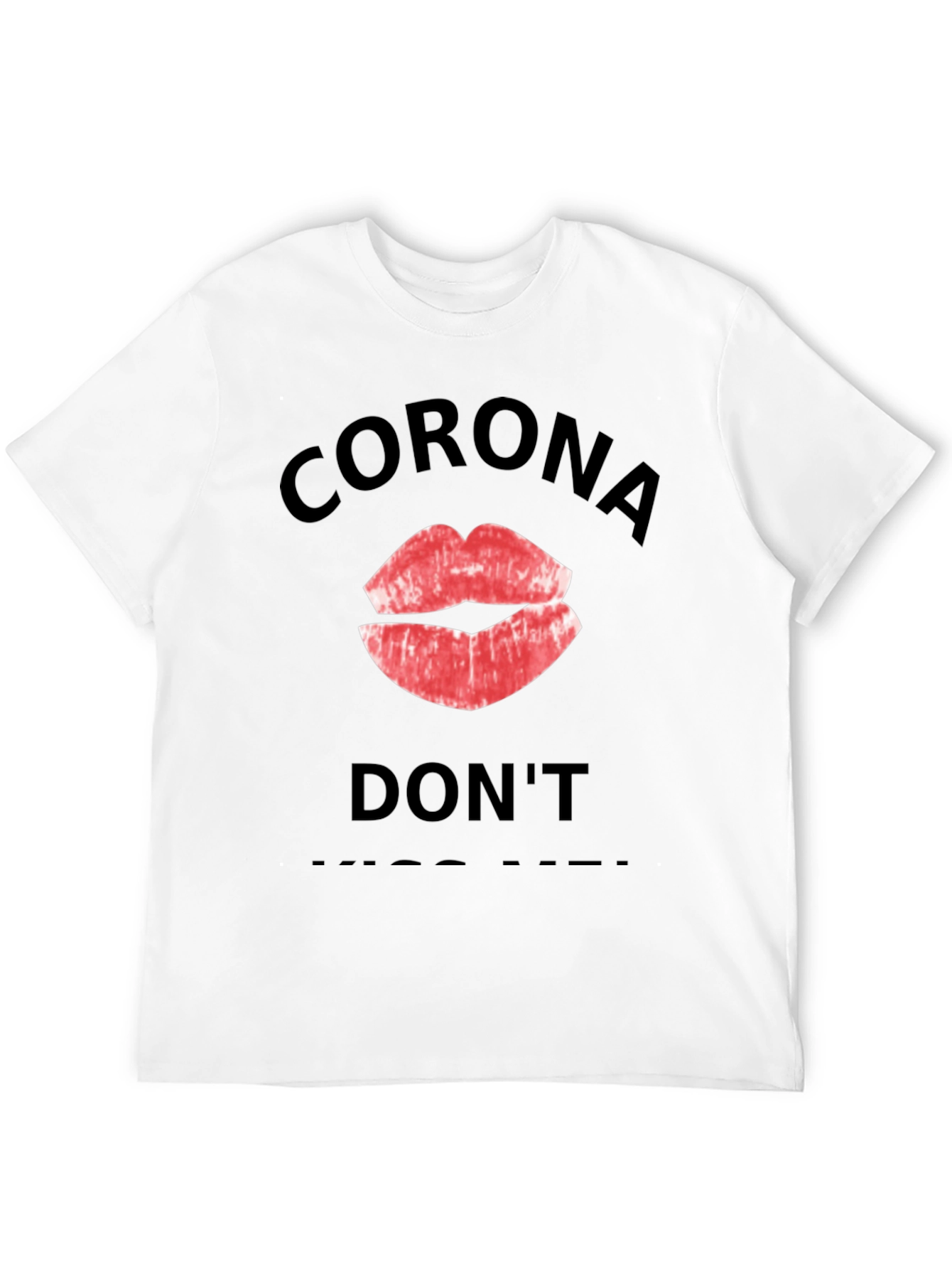 Black Corona Don't Kiss Me Black T-Shirt view 12